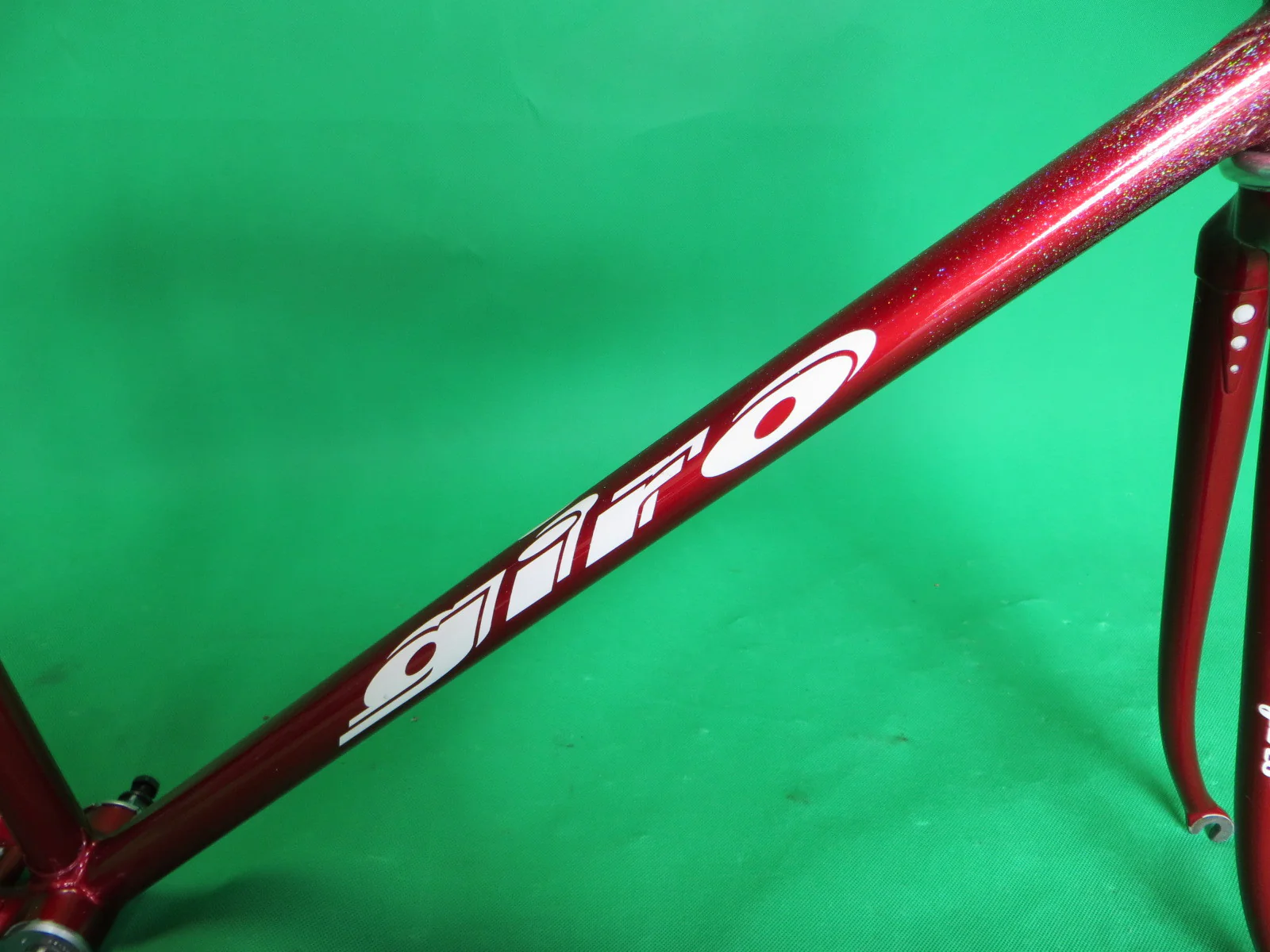 GIRO // red metallic rainbow flake // 54cm - Image 13
