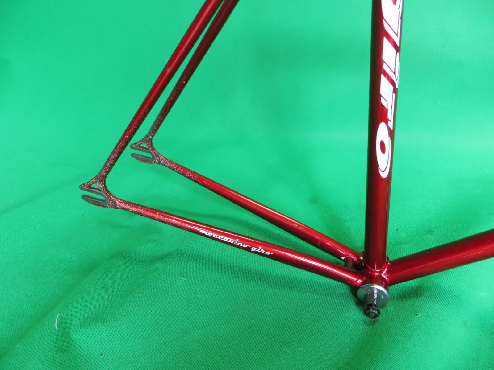 GIRO // red metallic rainbow flake // 54cm - Image 14