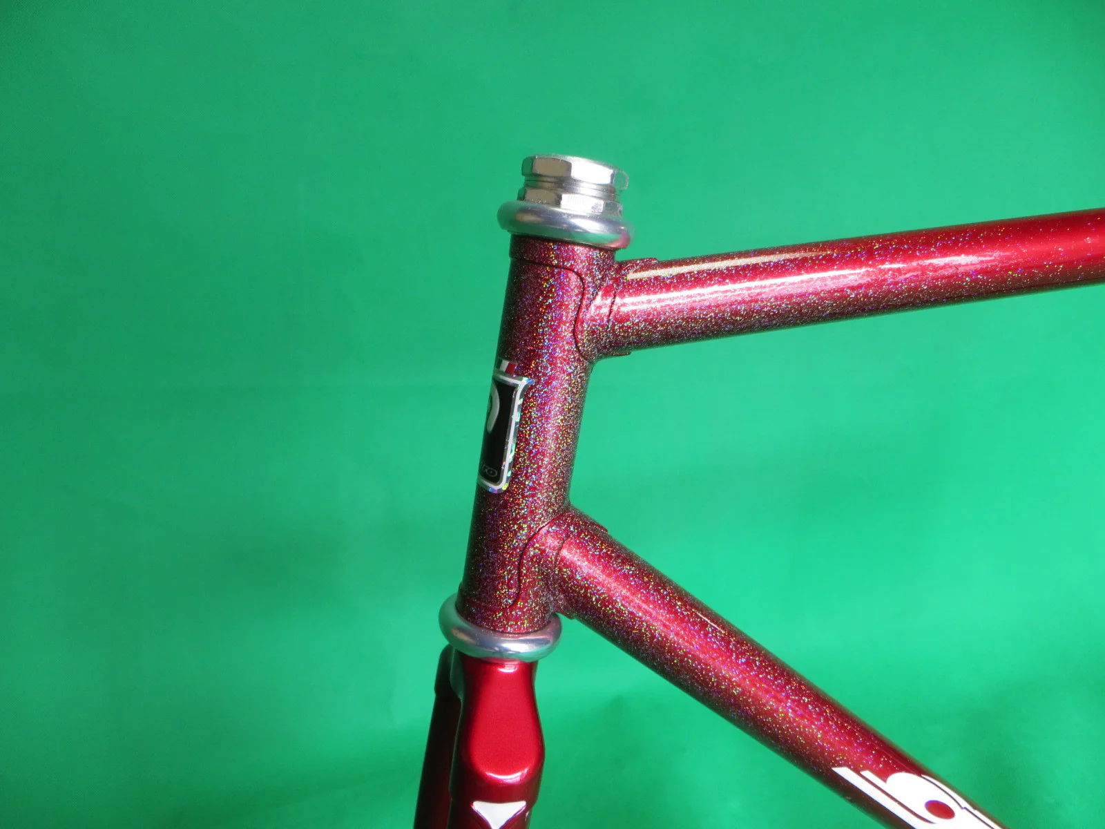 GIRO // red metallic rainbow flake // 54cm - Image 2