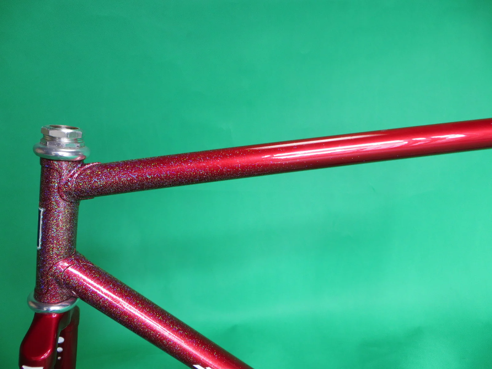GIRO // red metallic rainbow flake // 54cm - Image 4