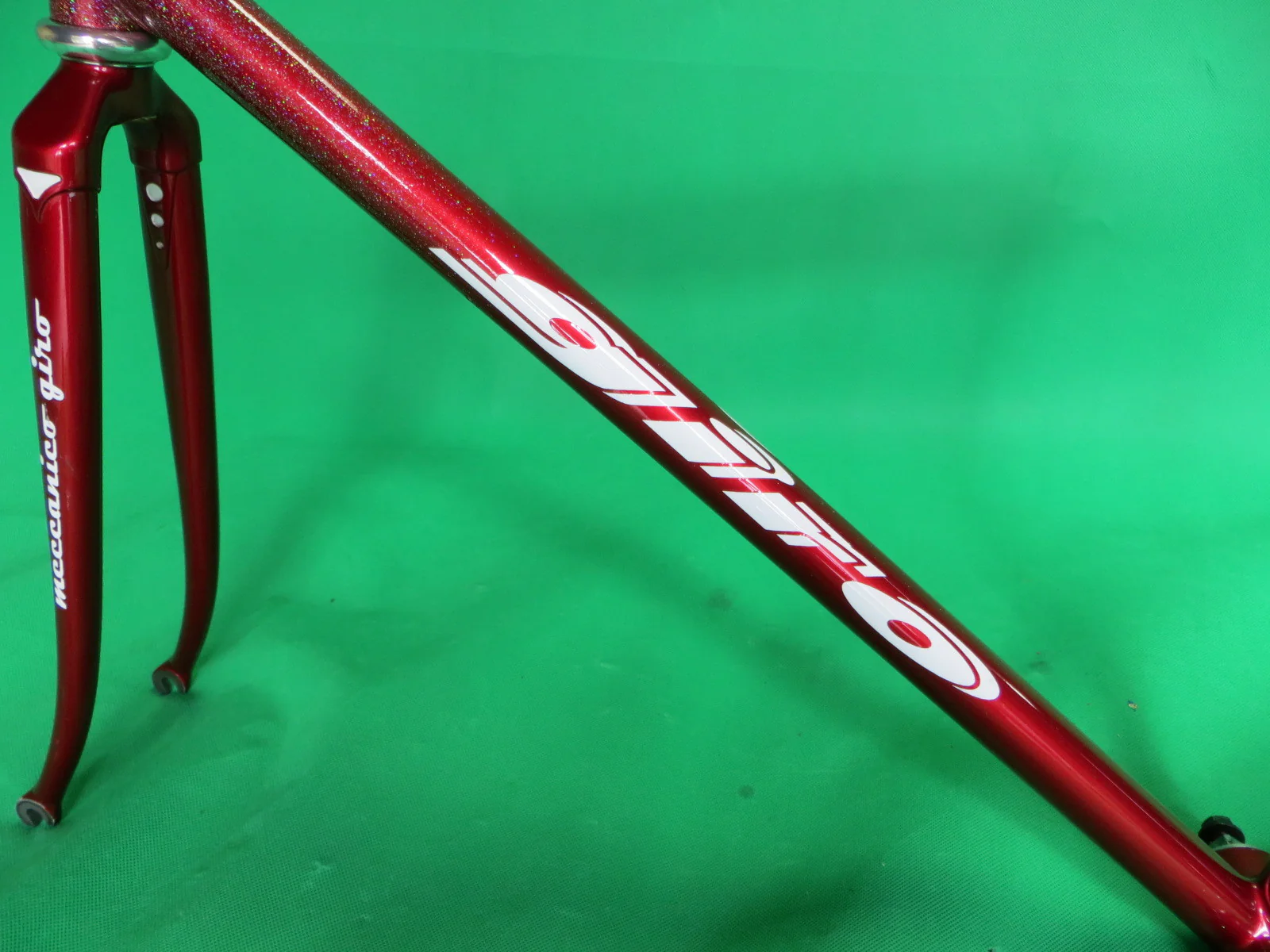 GIRO // red metallic rainbow flake // 54cm - Image 6