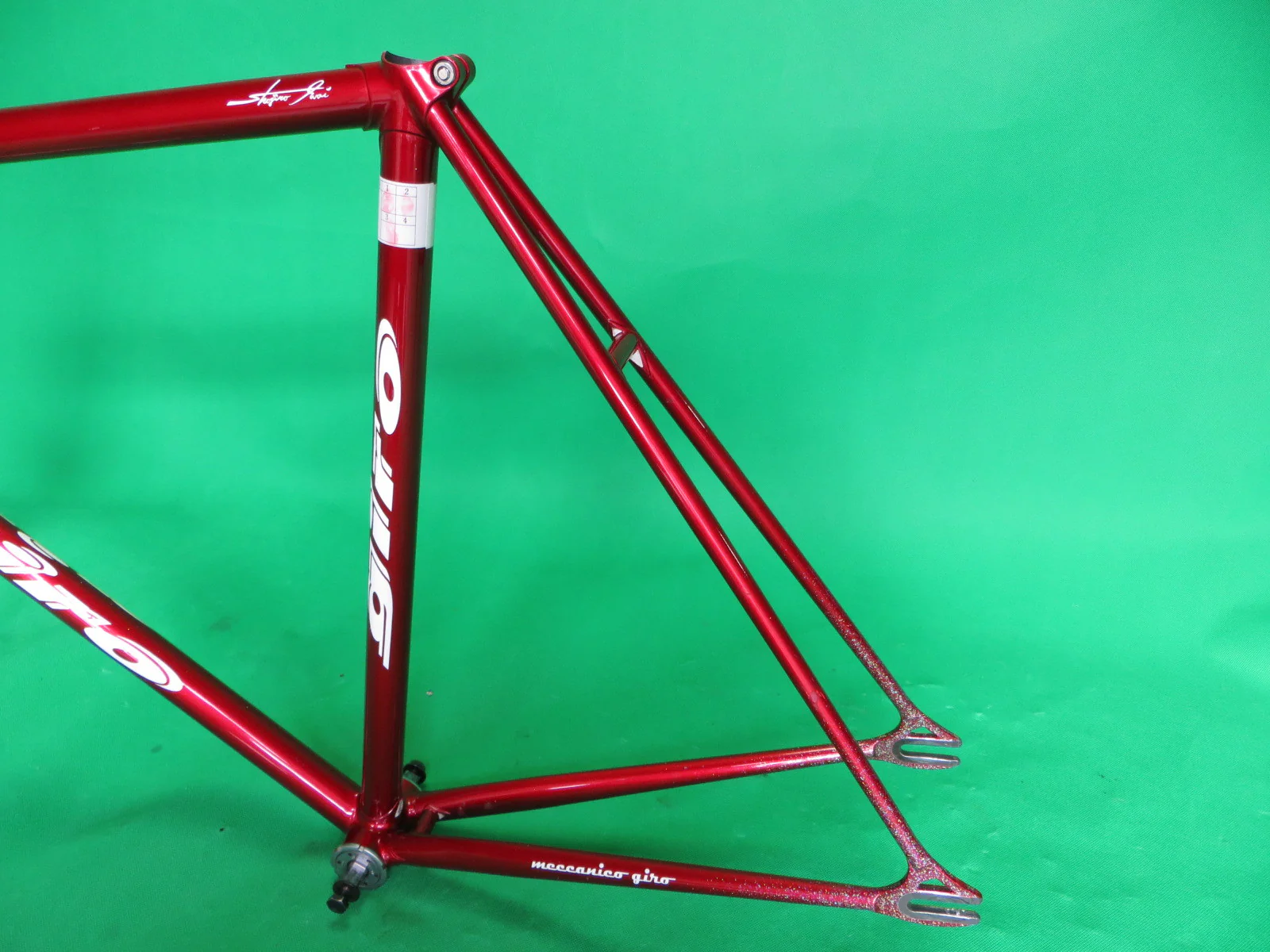 GIRO // red metallic rainbow flake // 54cm - Image 8