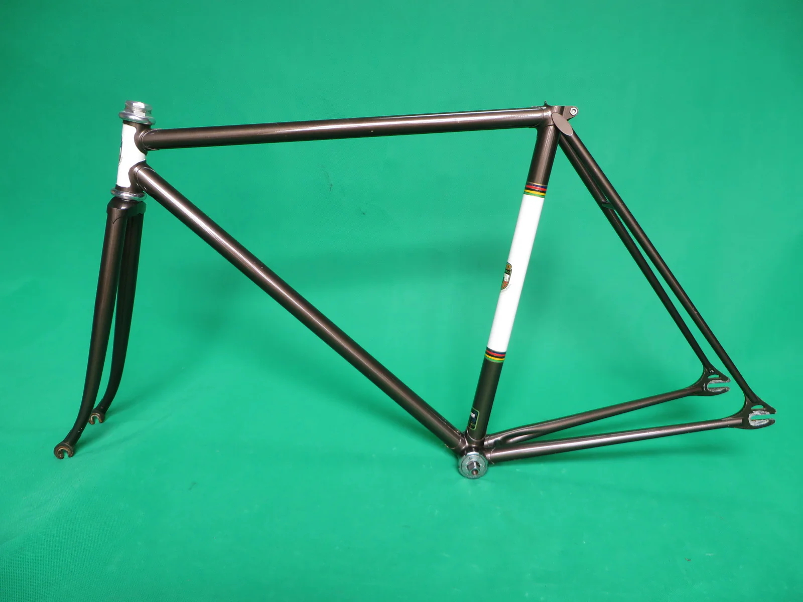 Grand Velo // Bridgestone // Grayish bronze // White Two Tone // Tange No.1 // 50.5cm