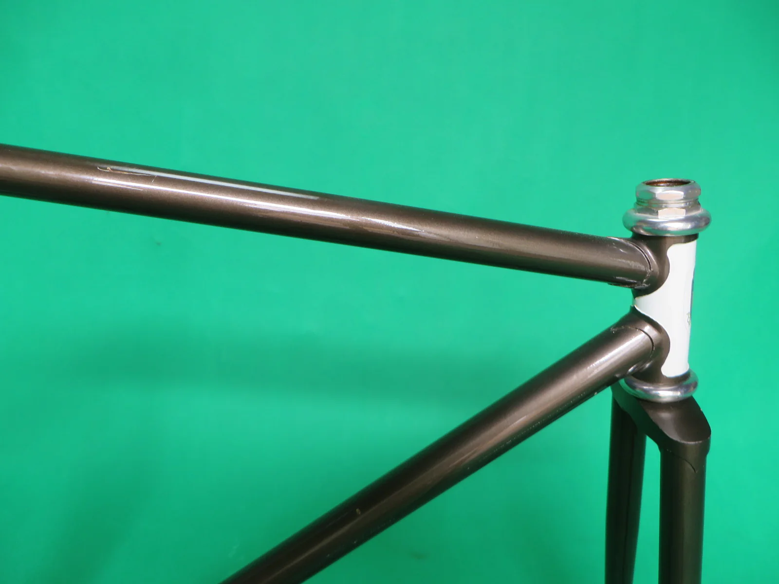 Grand Velo // Bridgestone // Grayish bronze // White Two Tone // Tange No.1 // 50.5cm - Image 11