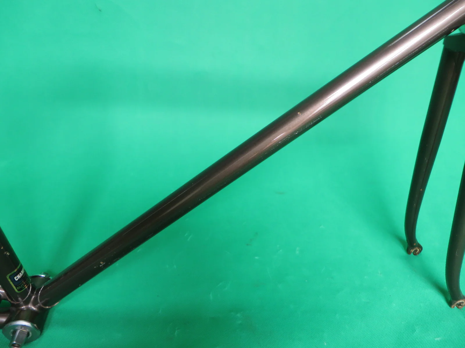 Grand Velo // Bridgestone // Grayish bronze // White Two Tone // Tange No.1 // 50.5cm - Image 13