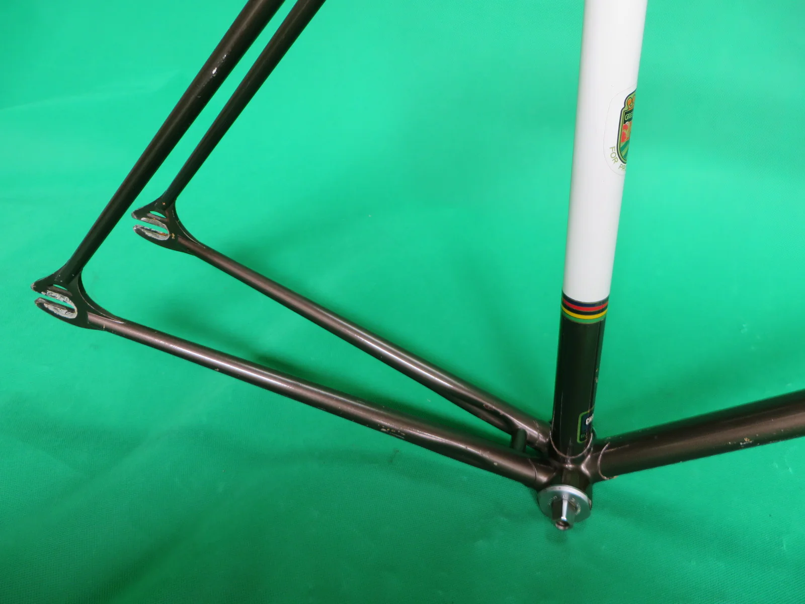 Grand Velo // Bridgestone // Grayish bronze // White Two Tone // Tange No.1 // 50.5cm - Image 14