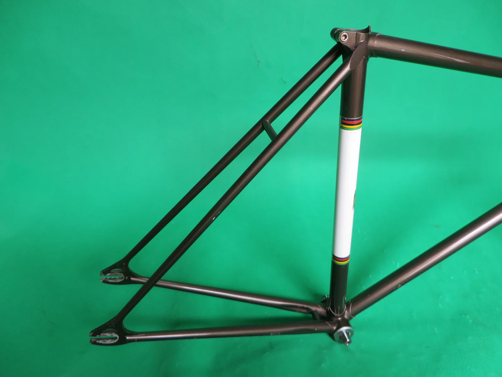Grand Velo // Bridgestone // Grayish bronze // White Two Tone // Tange No.1 // 50.5cm - Image 15