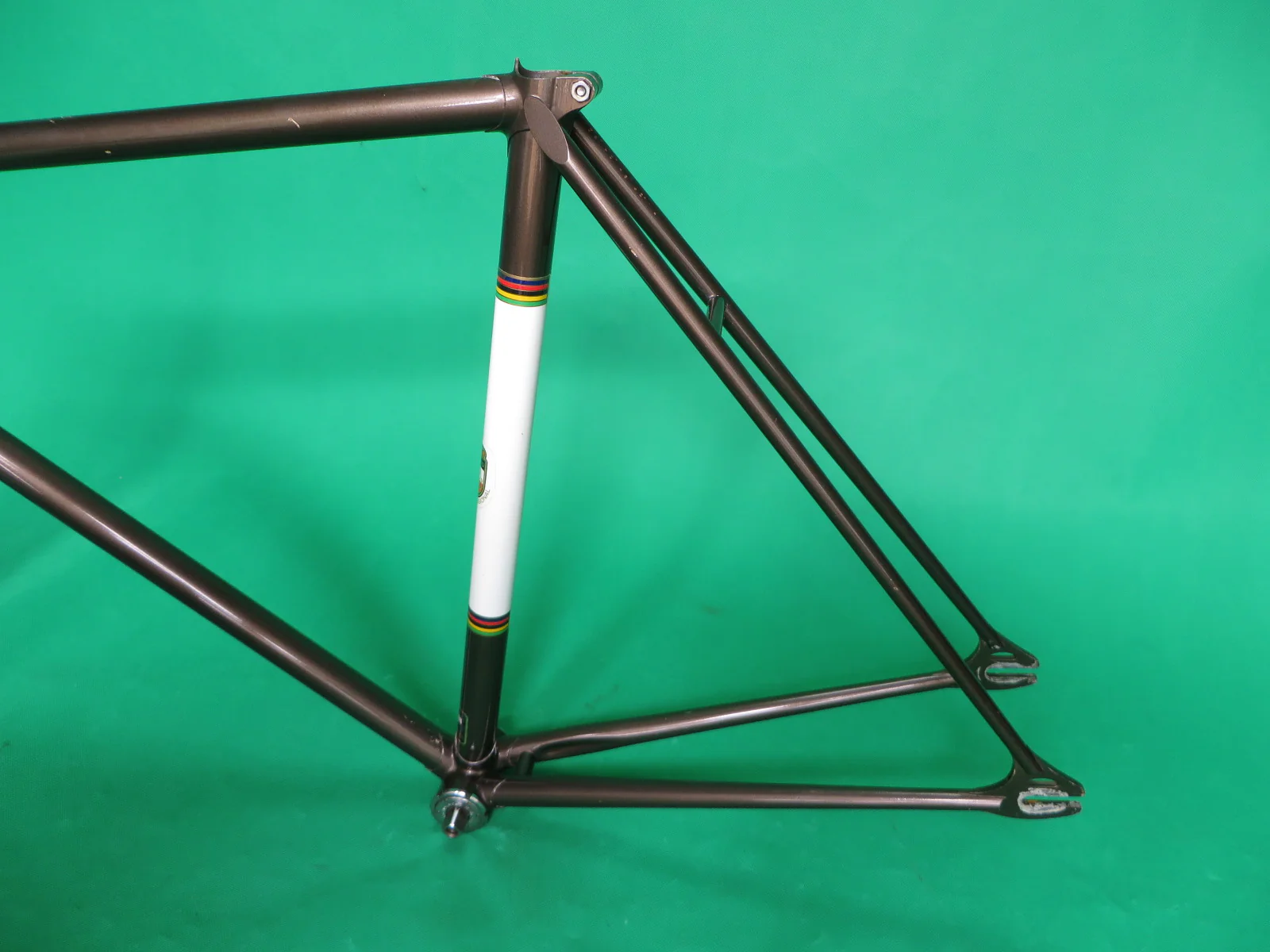 Grand Velo // Bridgestone // Grayish bronze // White Two Tone // Tange No.1 // 50.5cm - Image 8