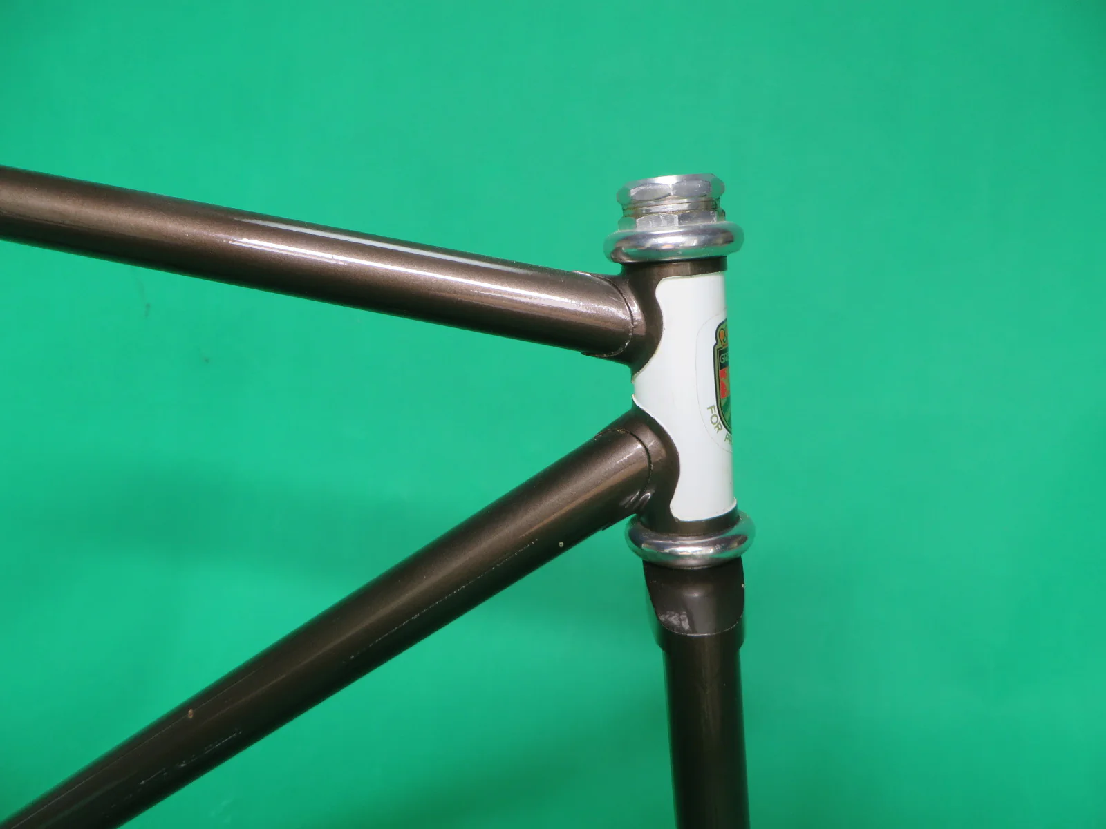 Grand Velo // Bridgestone // Grayish bronze // White Two Tone // Tange No.1 // 50.5cm - Image 9