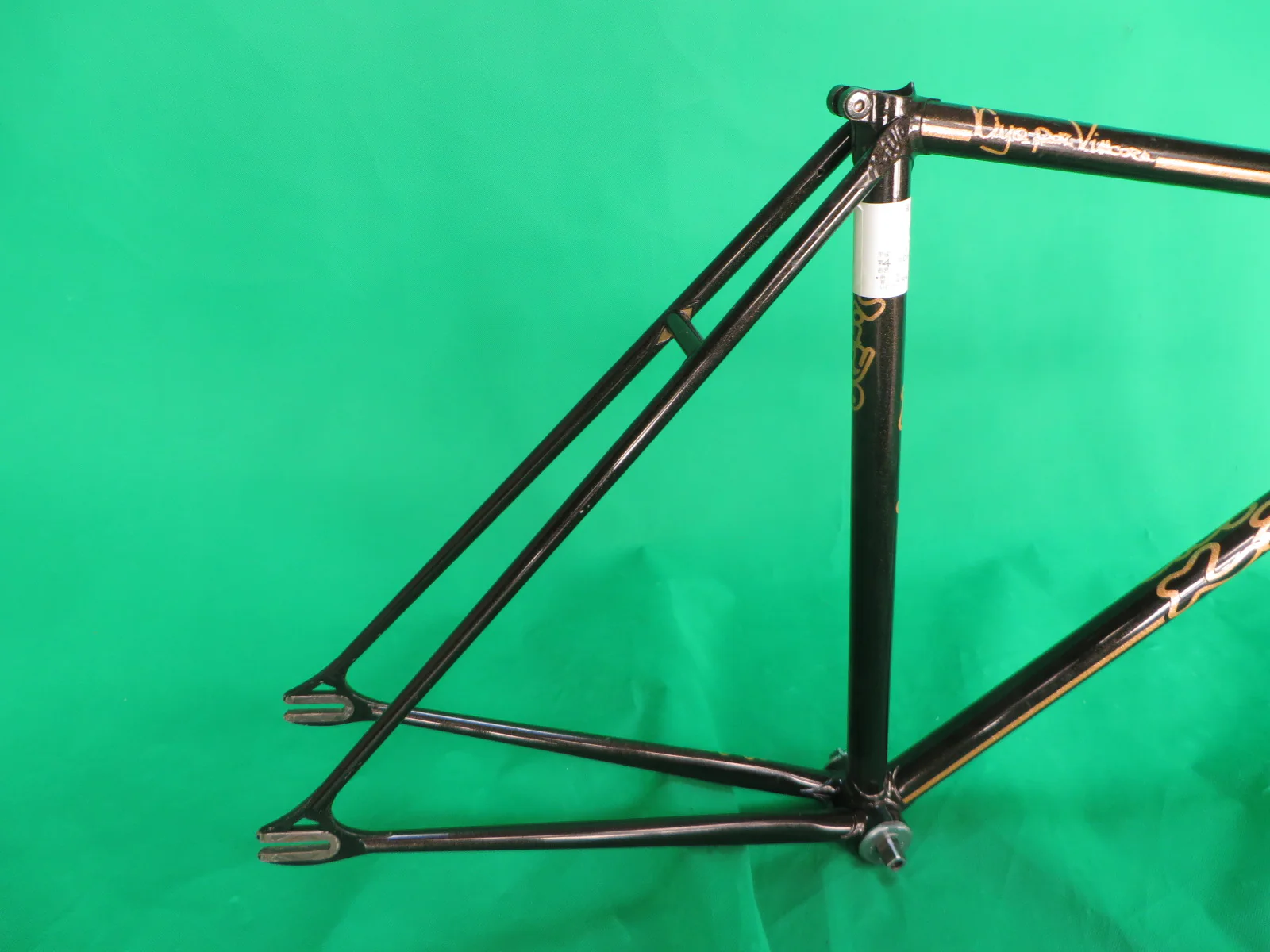 Kiyo Miyazawa Columbus Max Fork // Black with fine gold flake // 51cm - Image 16