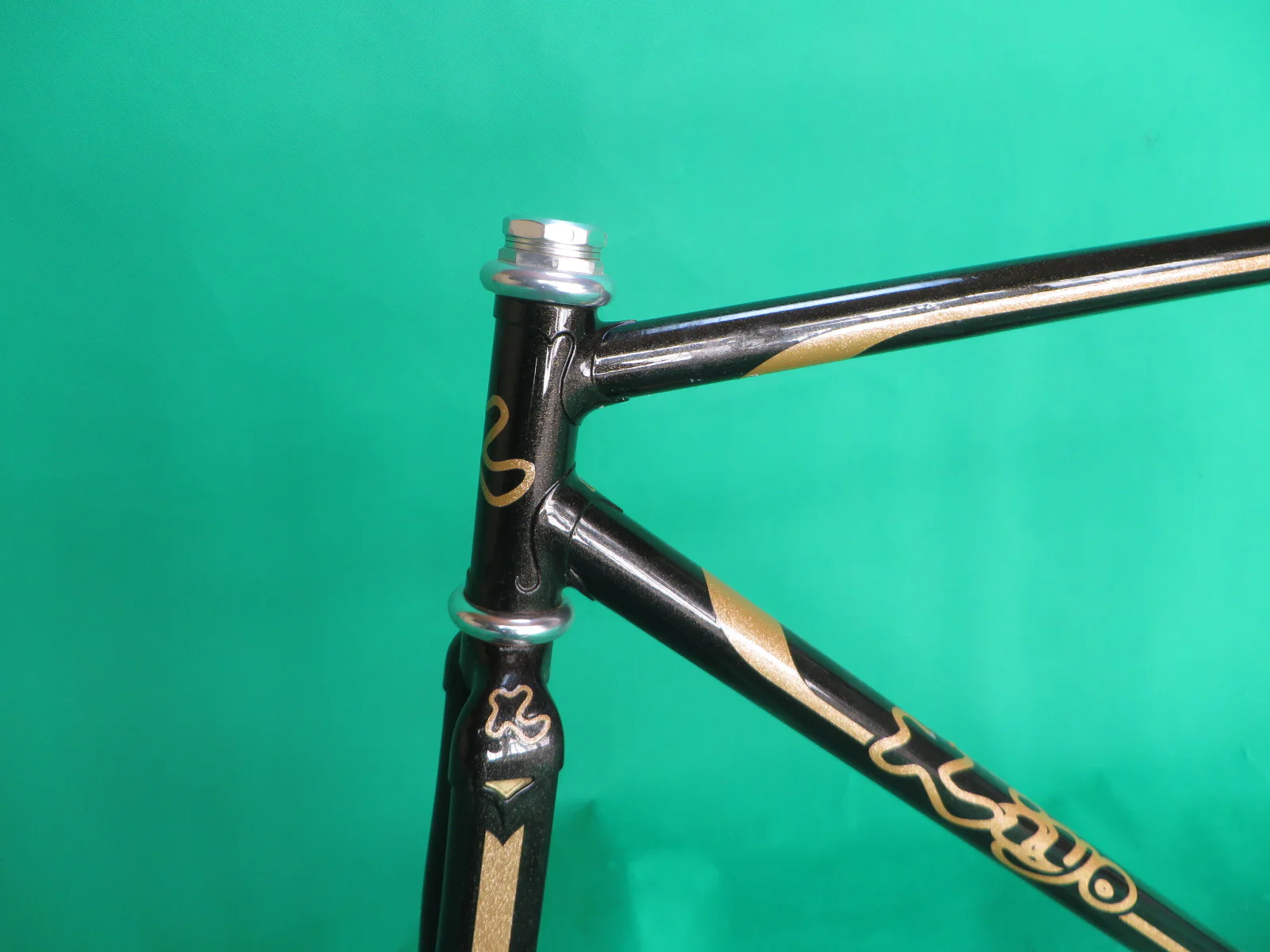 Kiyo Miyazawa Columbus Max Fork // Black with fine gold flake // 51cm - Image 2