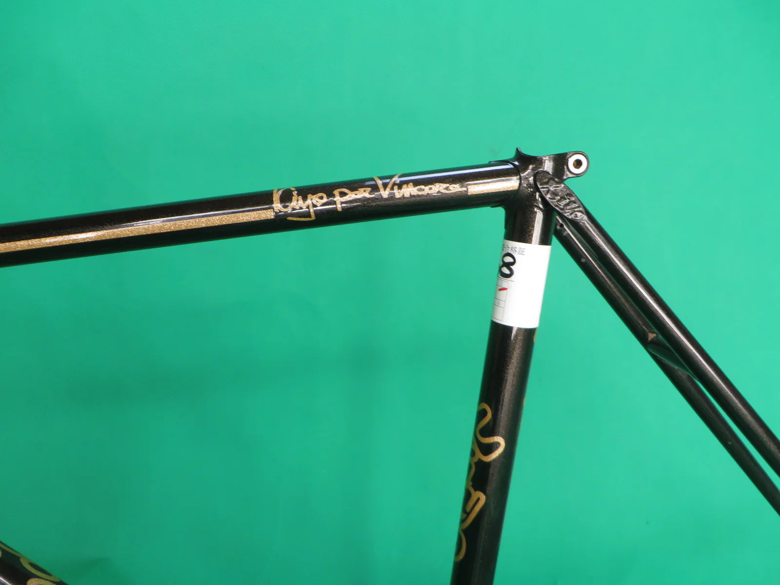 Kiyo Miyazawa Columbus Max Fork // Black with fine gold flake // 51cm - Image 5