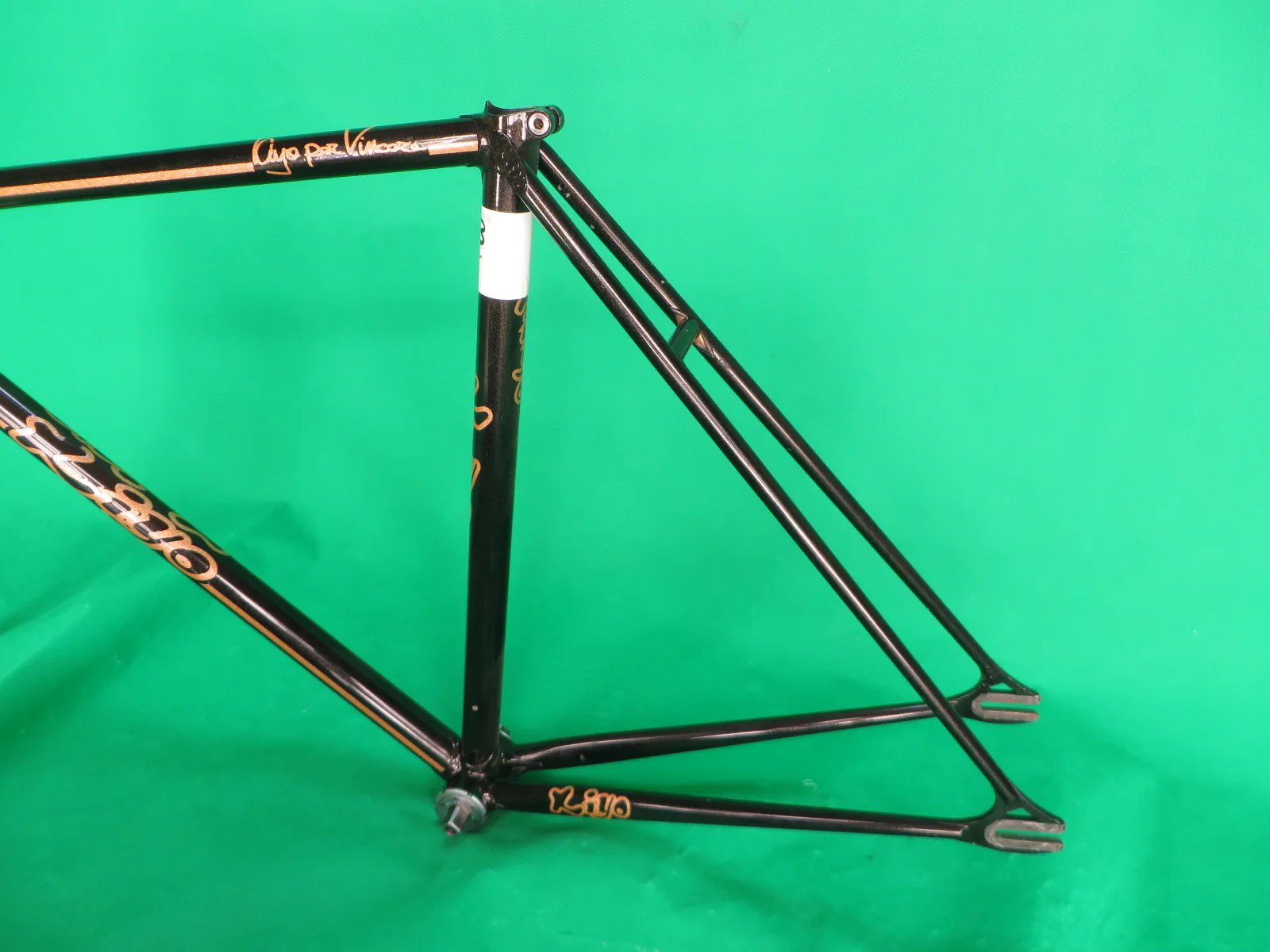 Kiyo Miyazawa Columbus Max Fork // Black with fine gold flake // 51cm - Image 9