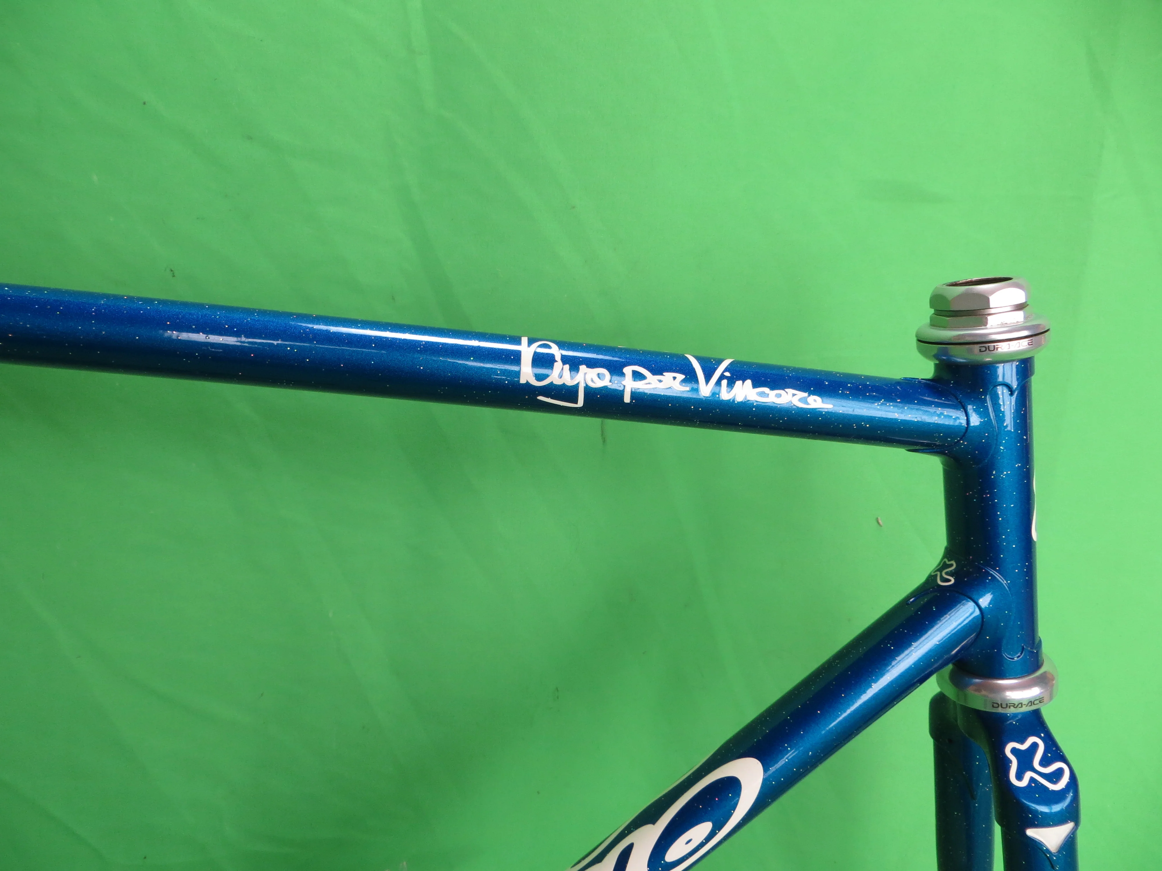Kiyo Miyazawa // Deep Blue Metallic with Rainbow Flake // 53cm - Image 11