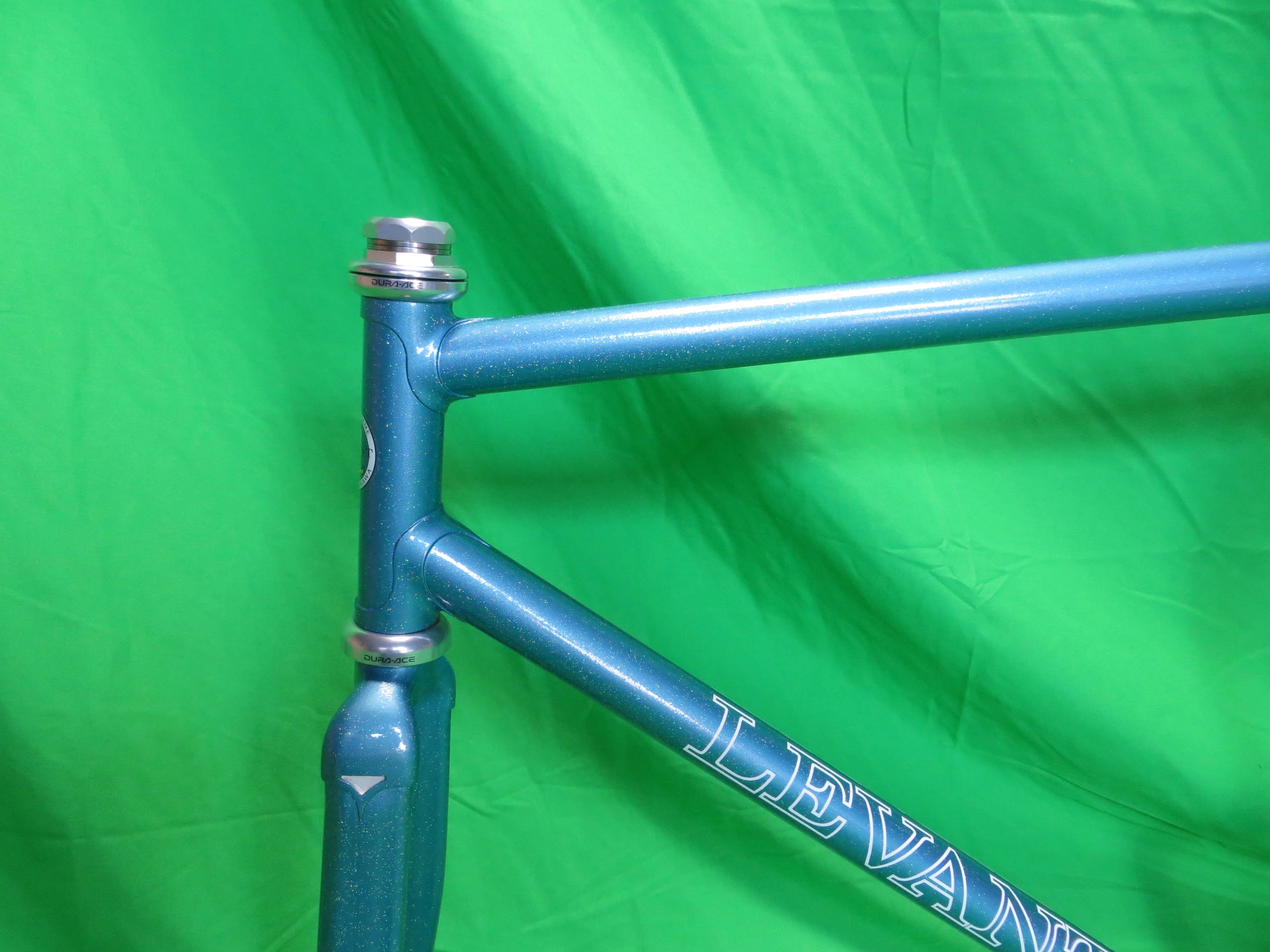 LEVANT Columbus Max Fork // Light Blue with Rainbow Flake // 52cm - Image 4