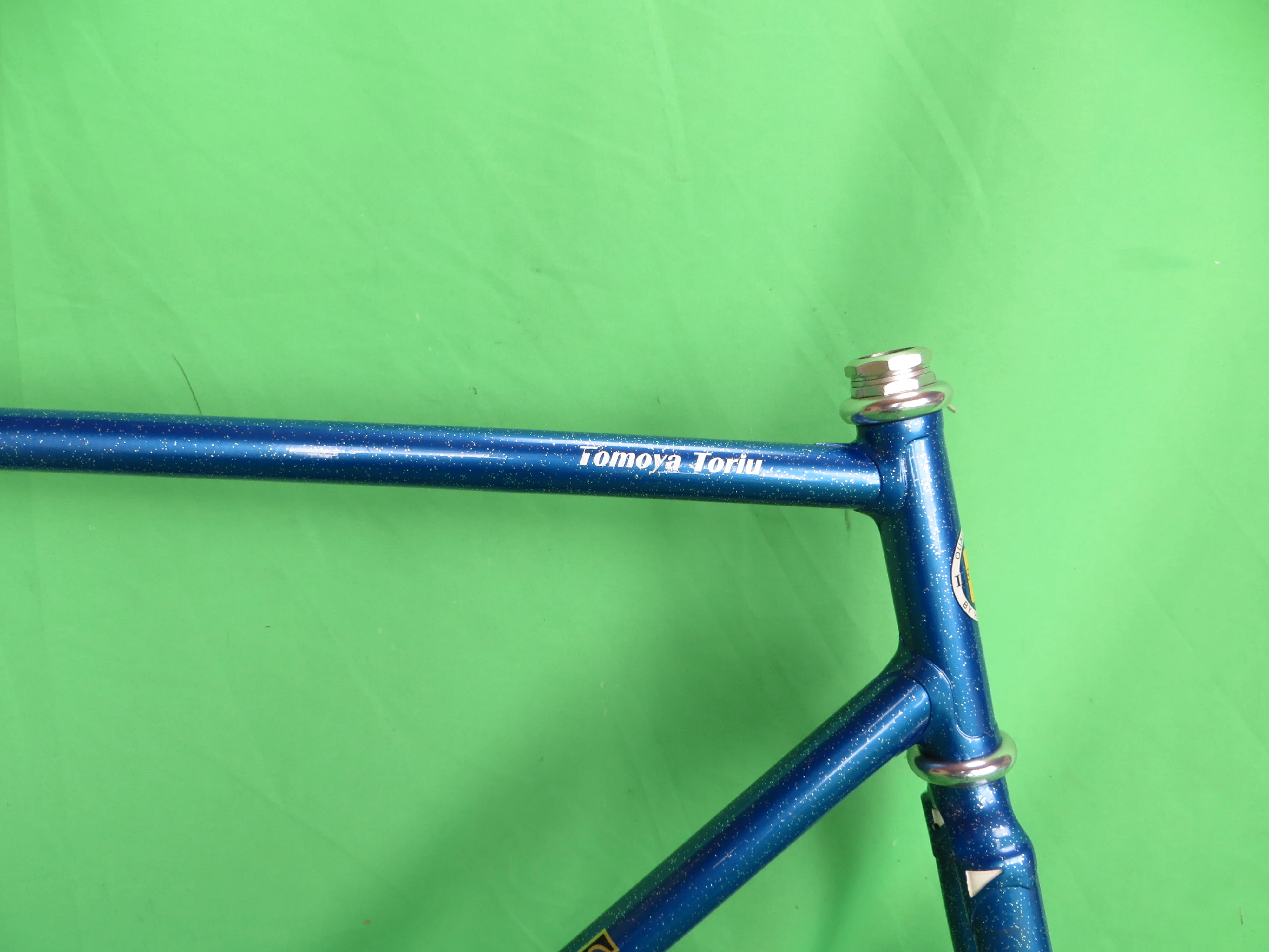 LEVANT Columbus Spirit Keirin // Dark Blue with Silver Flake // 54.5cm - Image 11