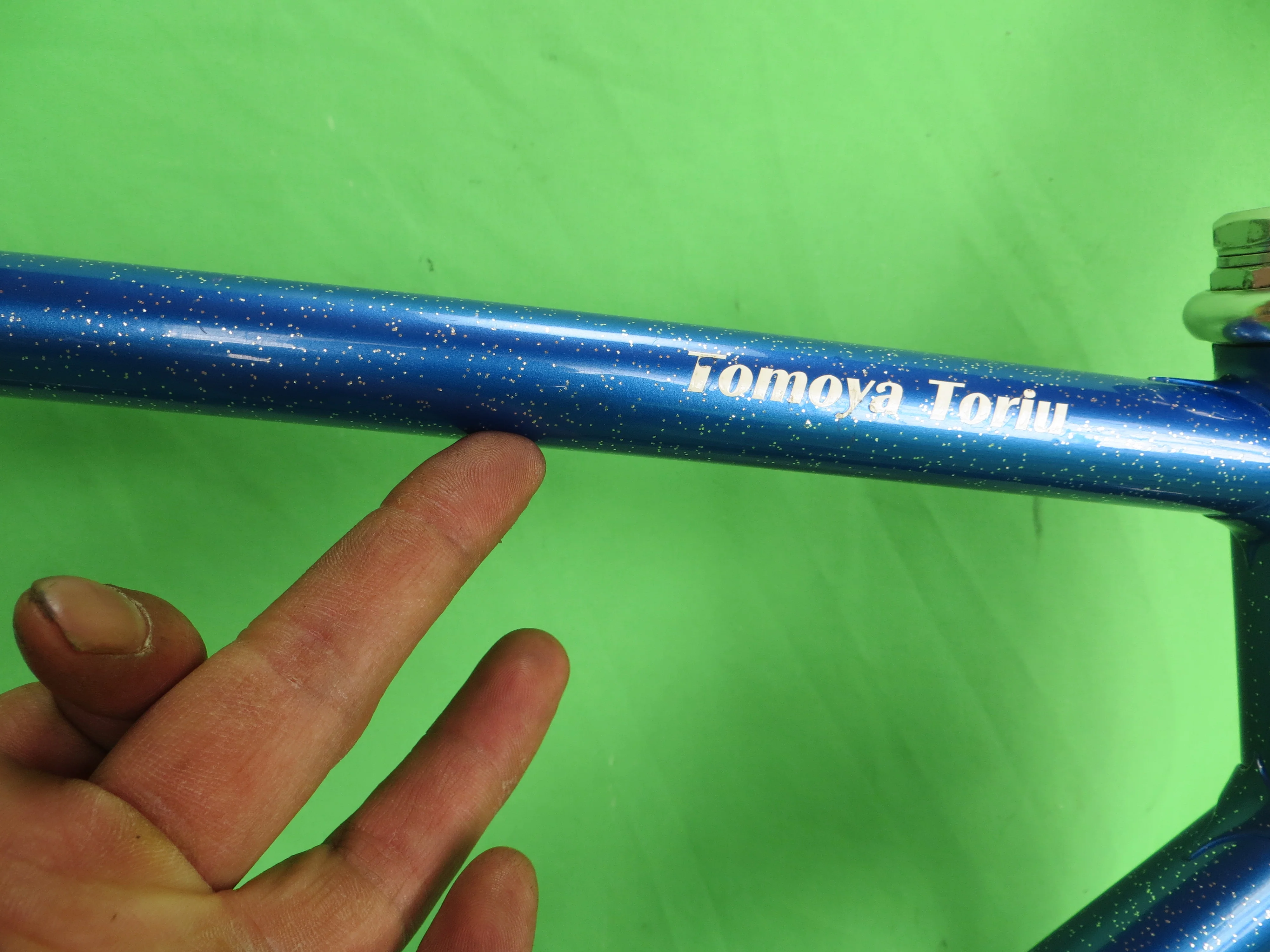 LEVANT Columbus Spirit Keirin // Dark Blue with Silver Flake // 54.5cm - Image 12