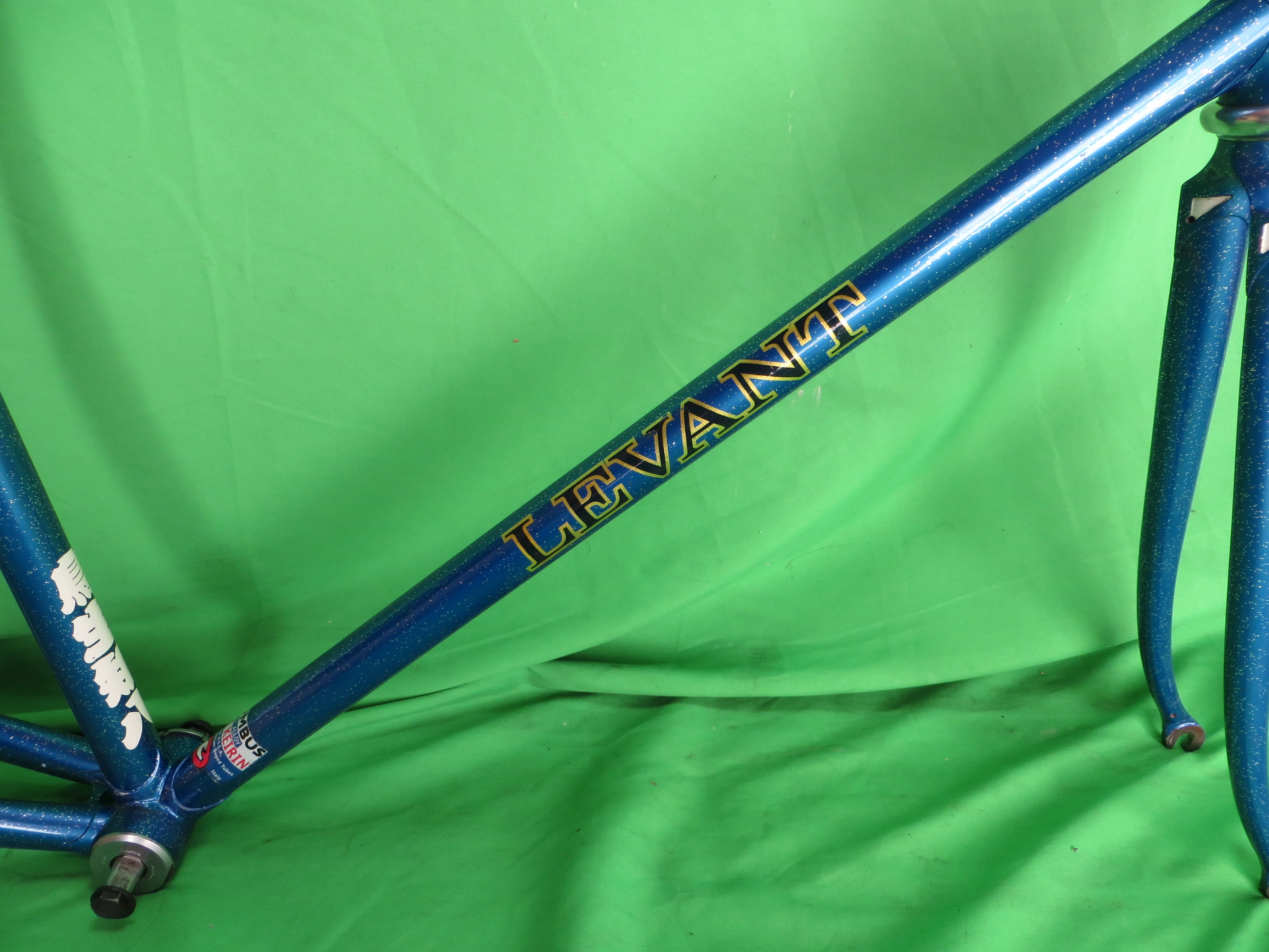 LEVANT Columbus Spirit Keirin // Dark Blue with Silver Flake // 54.5cm - Image 14