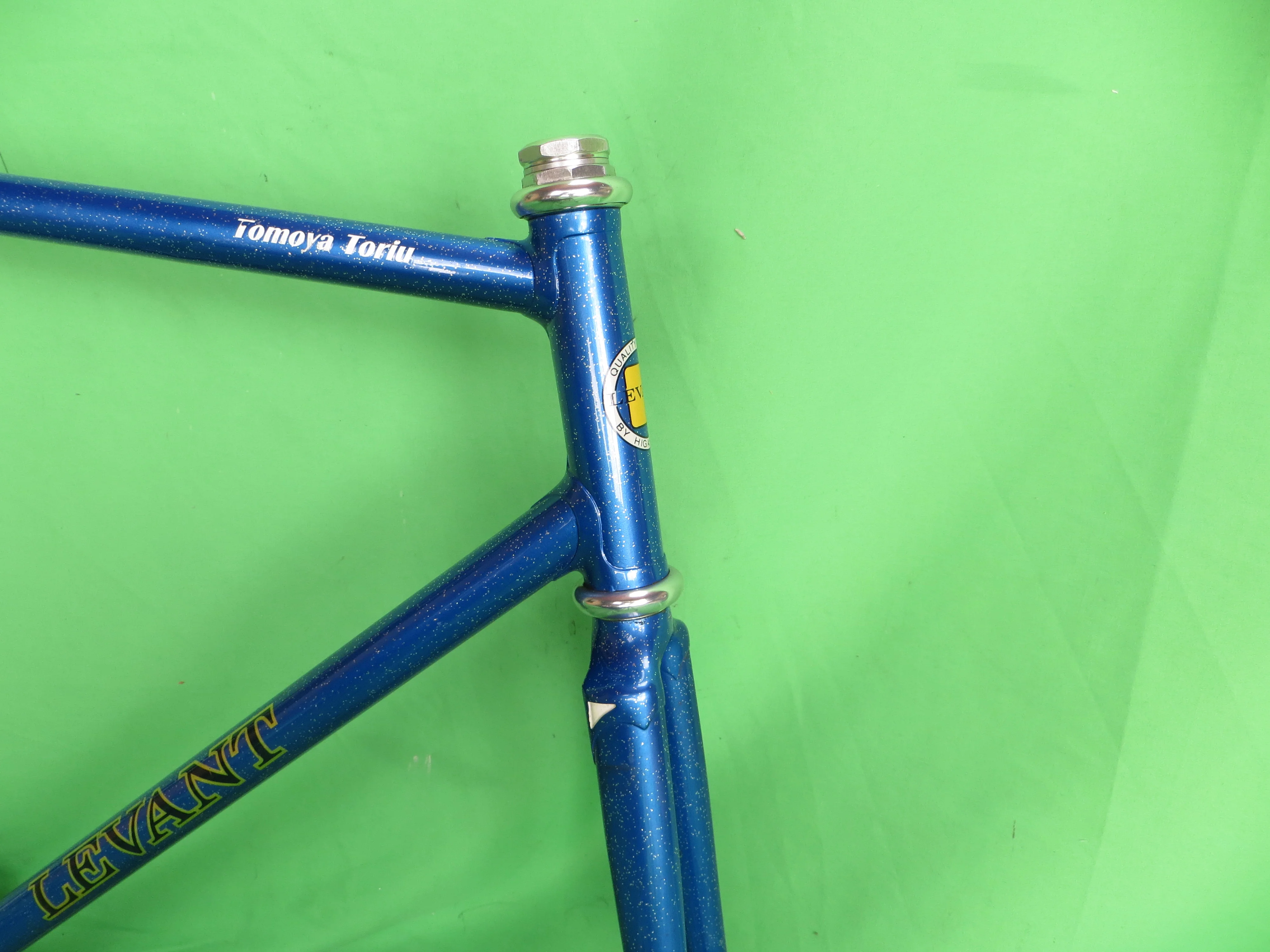 LEVANT Columbus Spirit Keirin // Dark Blue with Silver Flake // 54.5cm - Image 9