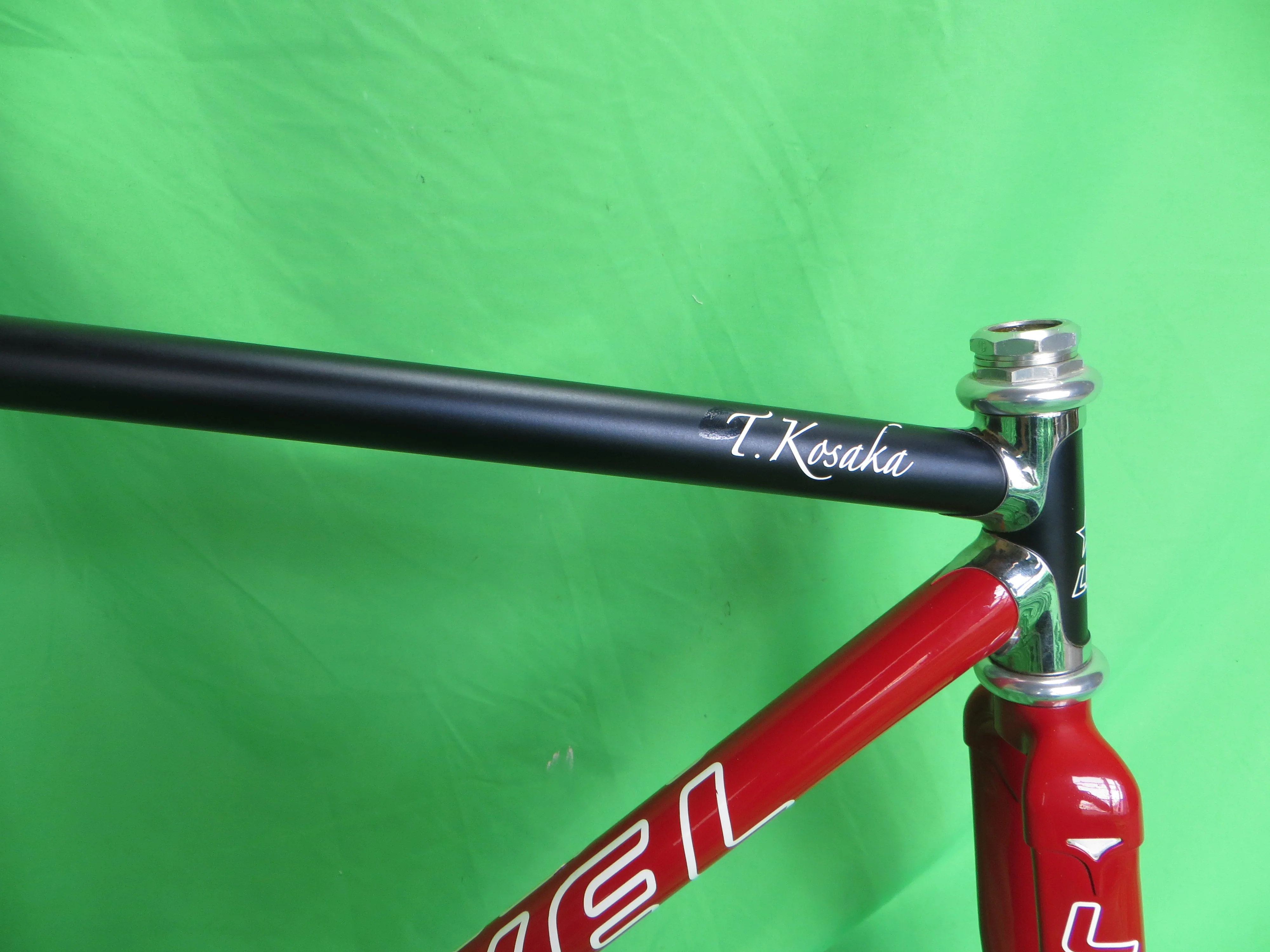 Level Columbs Max Fork // Matte Black / Red Two Tone / Chrome Lugs // 49.5cm - Image 11