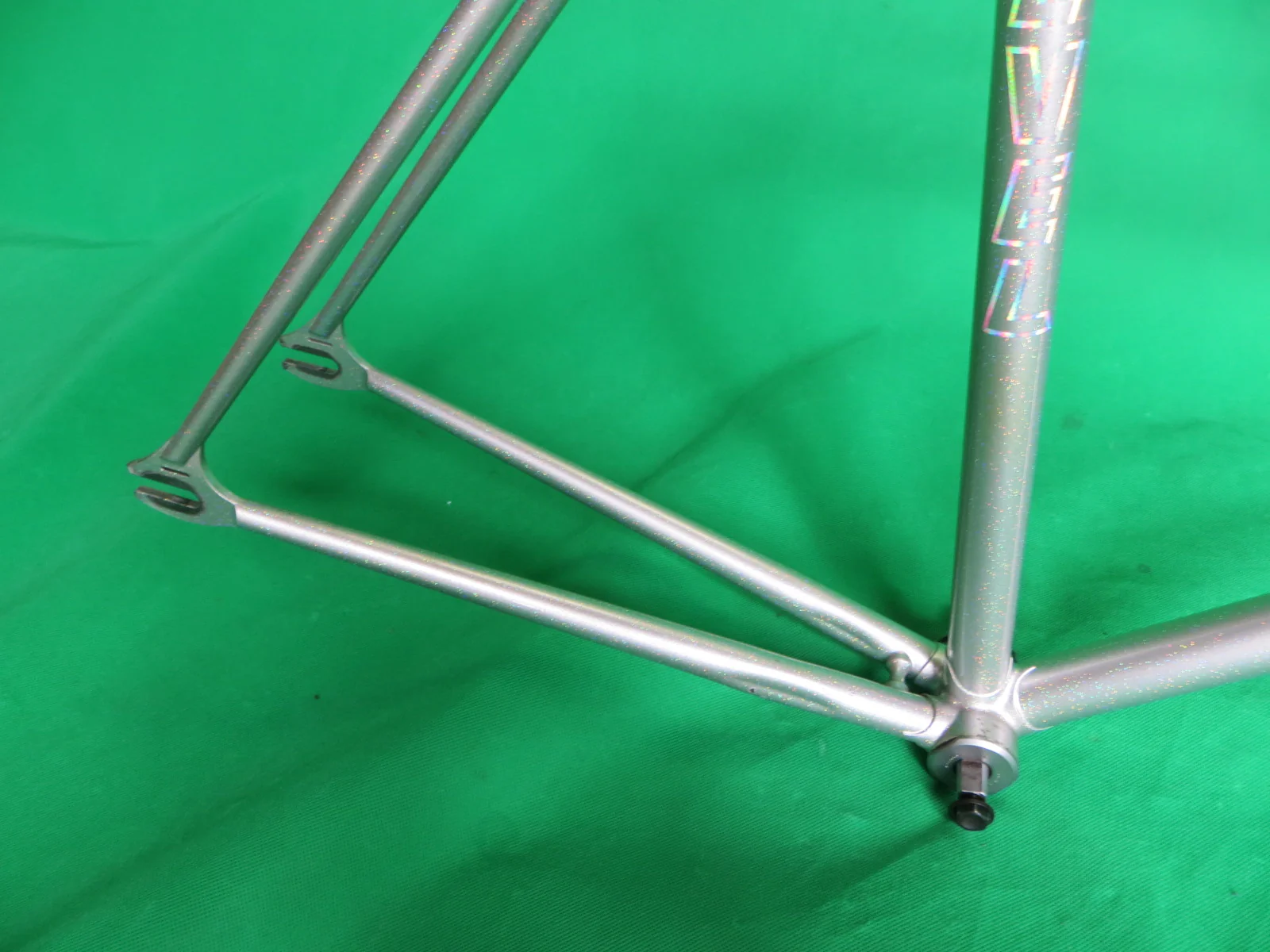 LeveL // Silver + Rainbow Flake : Columbus Max Fork // 51cm - Image 10