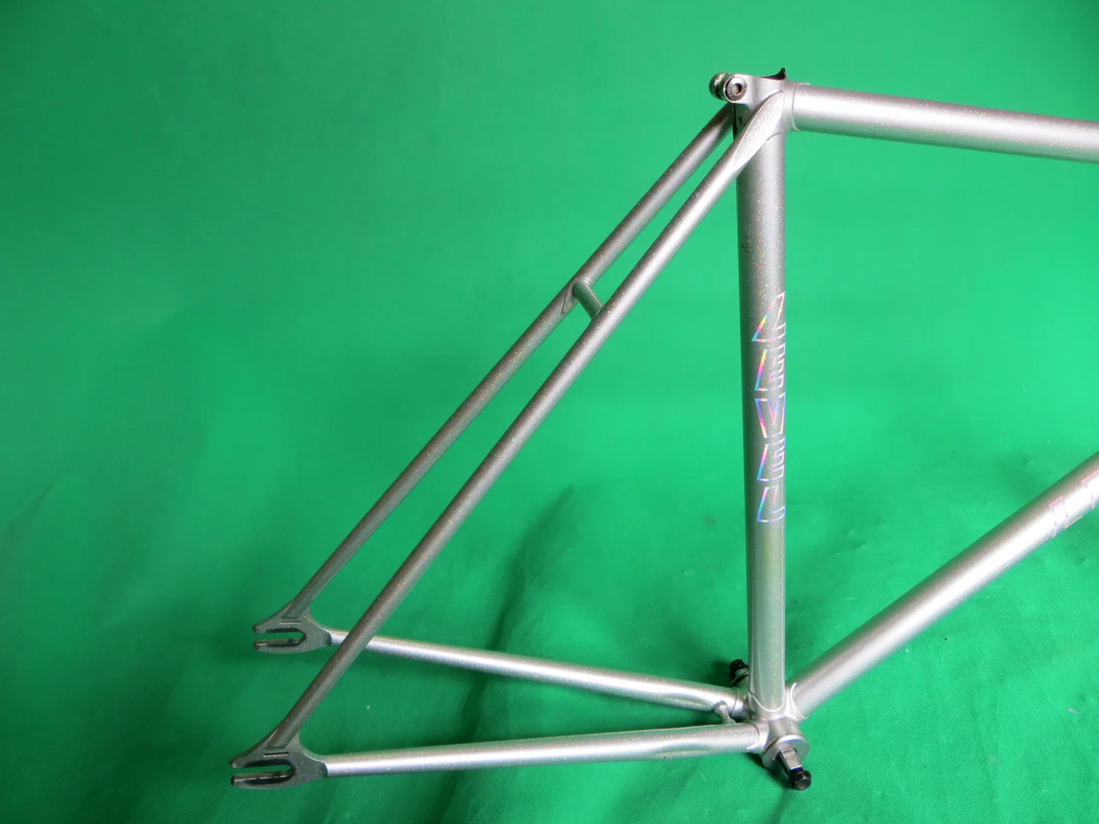 LeveL // Silver + Rainbow Flake : Columbus Max Fork // 51cm - Image 11