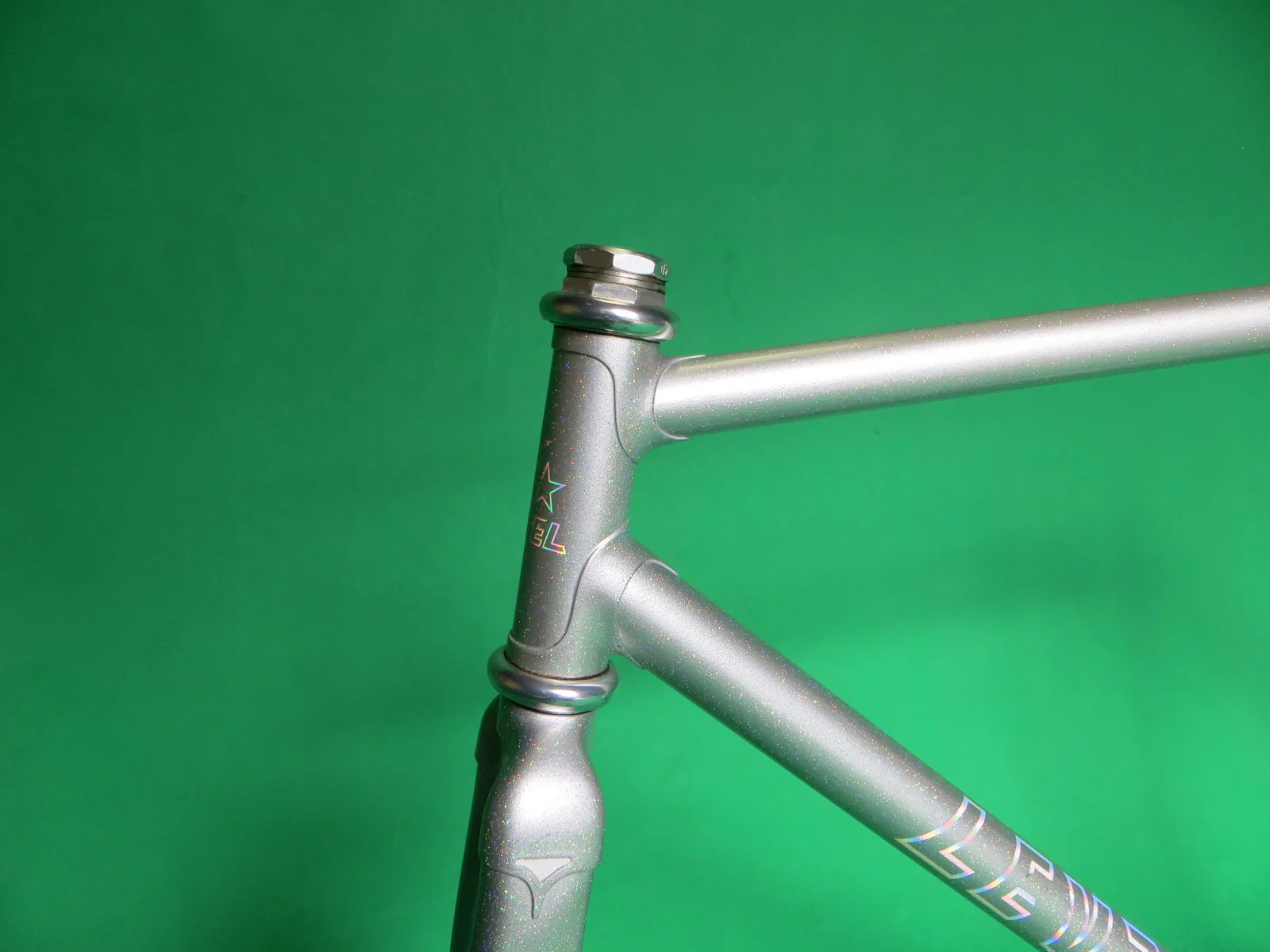 LeveL // Silver + Rainbow Flake : Columbus Max Fork // 51cm - Image 12