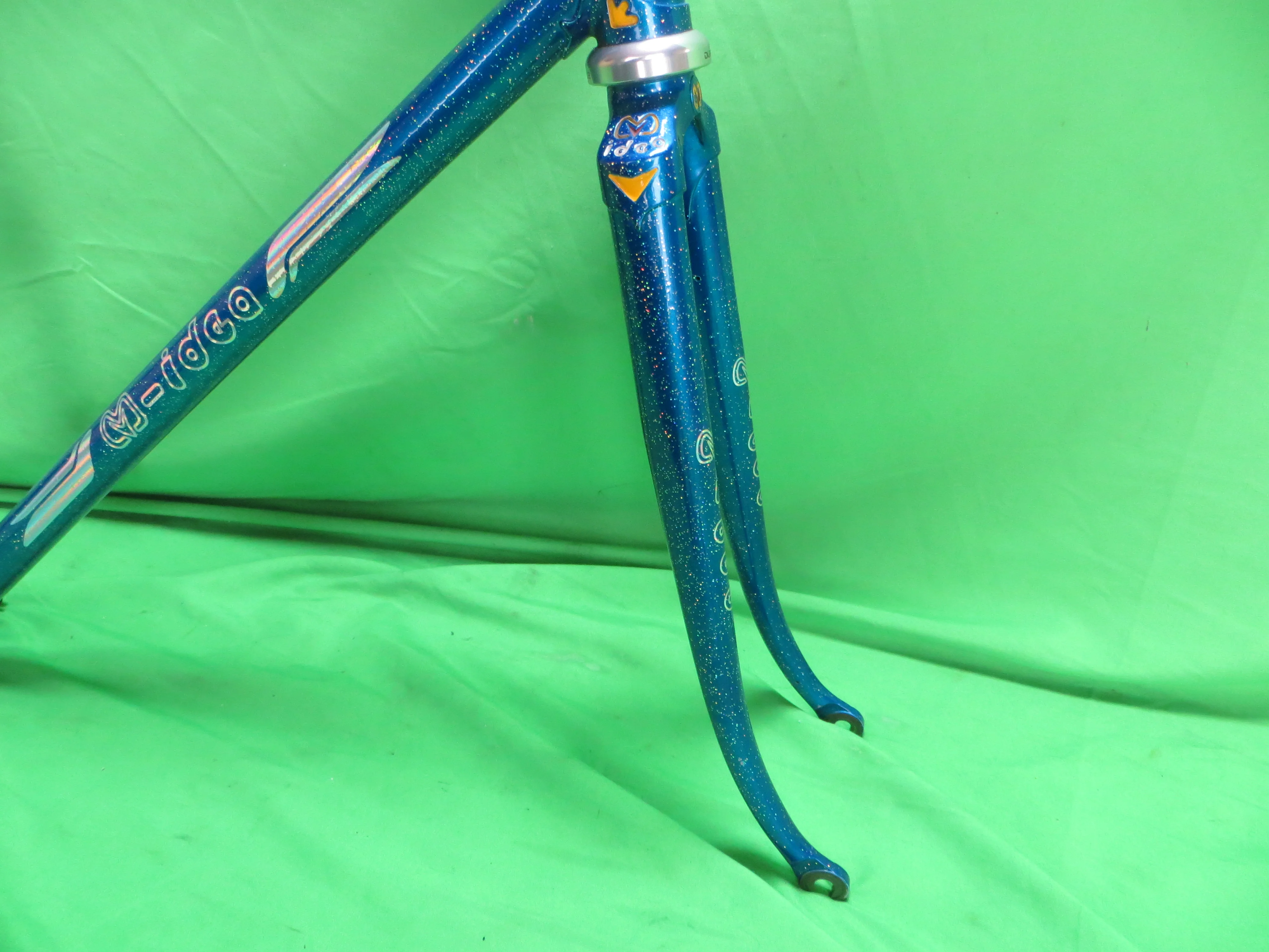 M-idea // Blue with Super Rainbow Flake // 49cm - Image 10