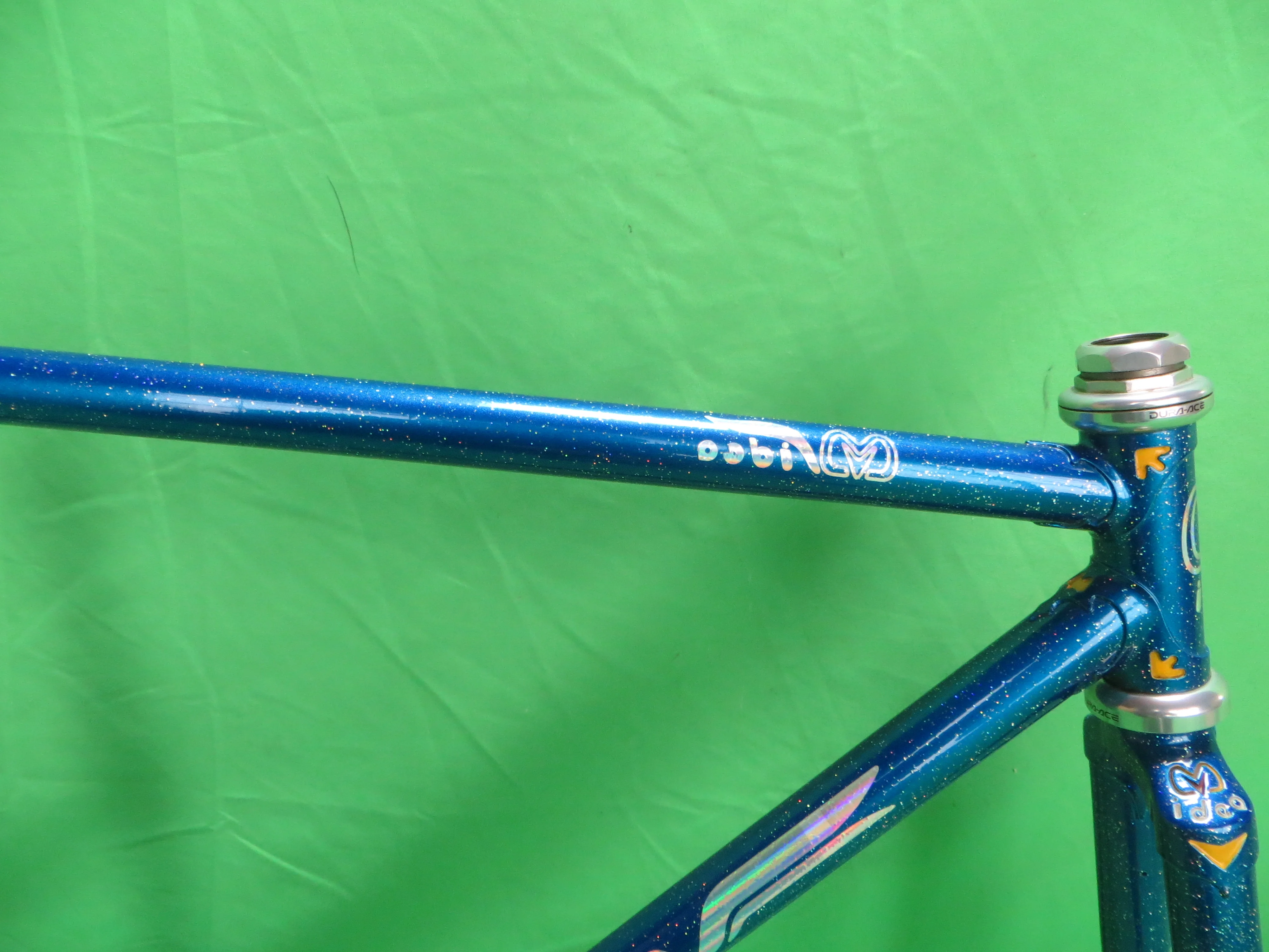 M-idea // Blue with Super Rainbow Flake // 49cm - Image 11