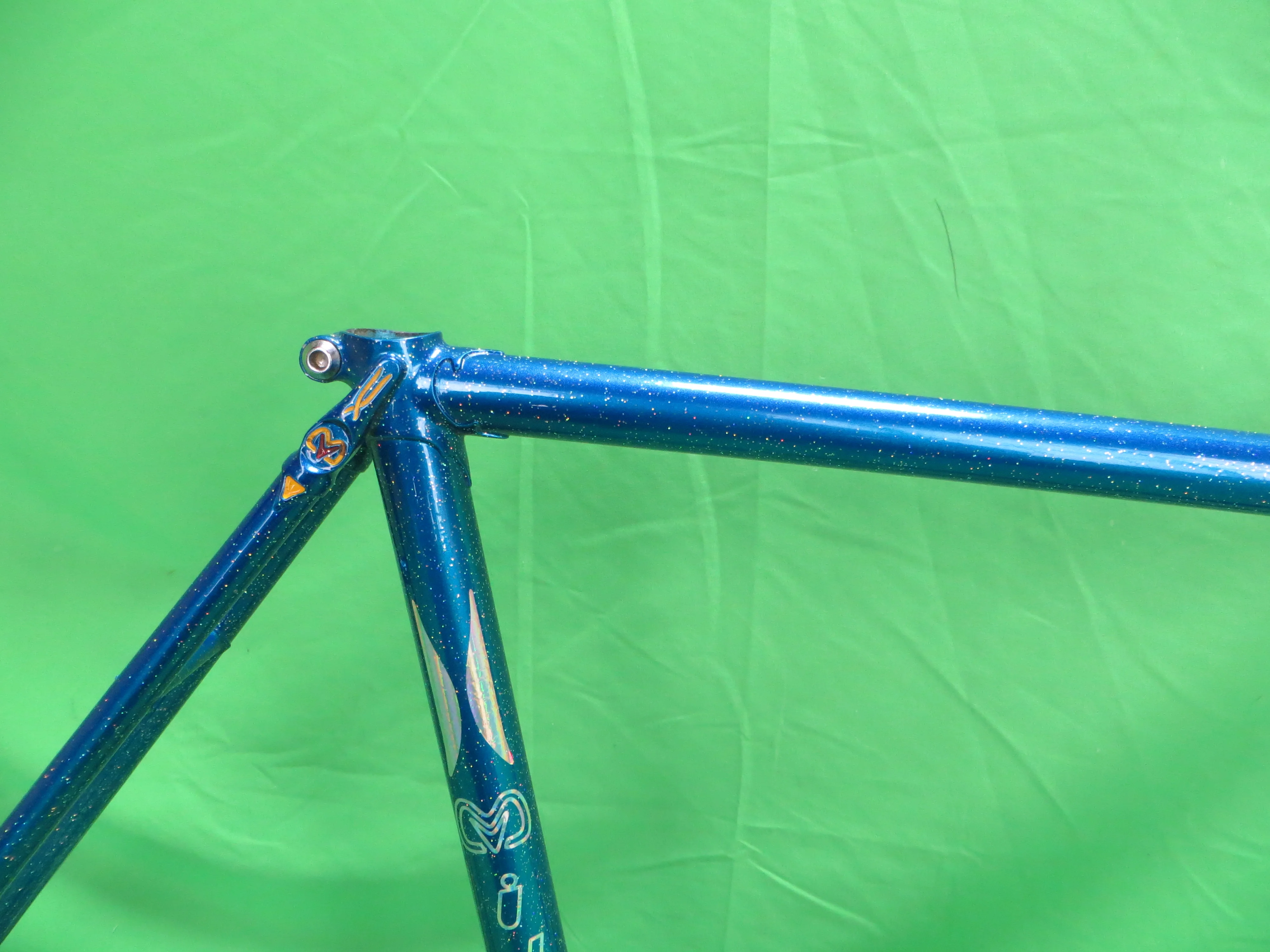 M-idea // Blue with Super Rainbow Flake // 49cm - Image 12