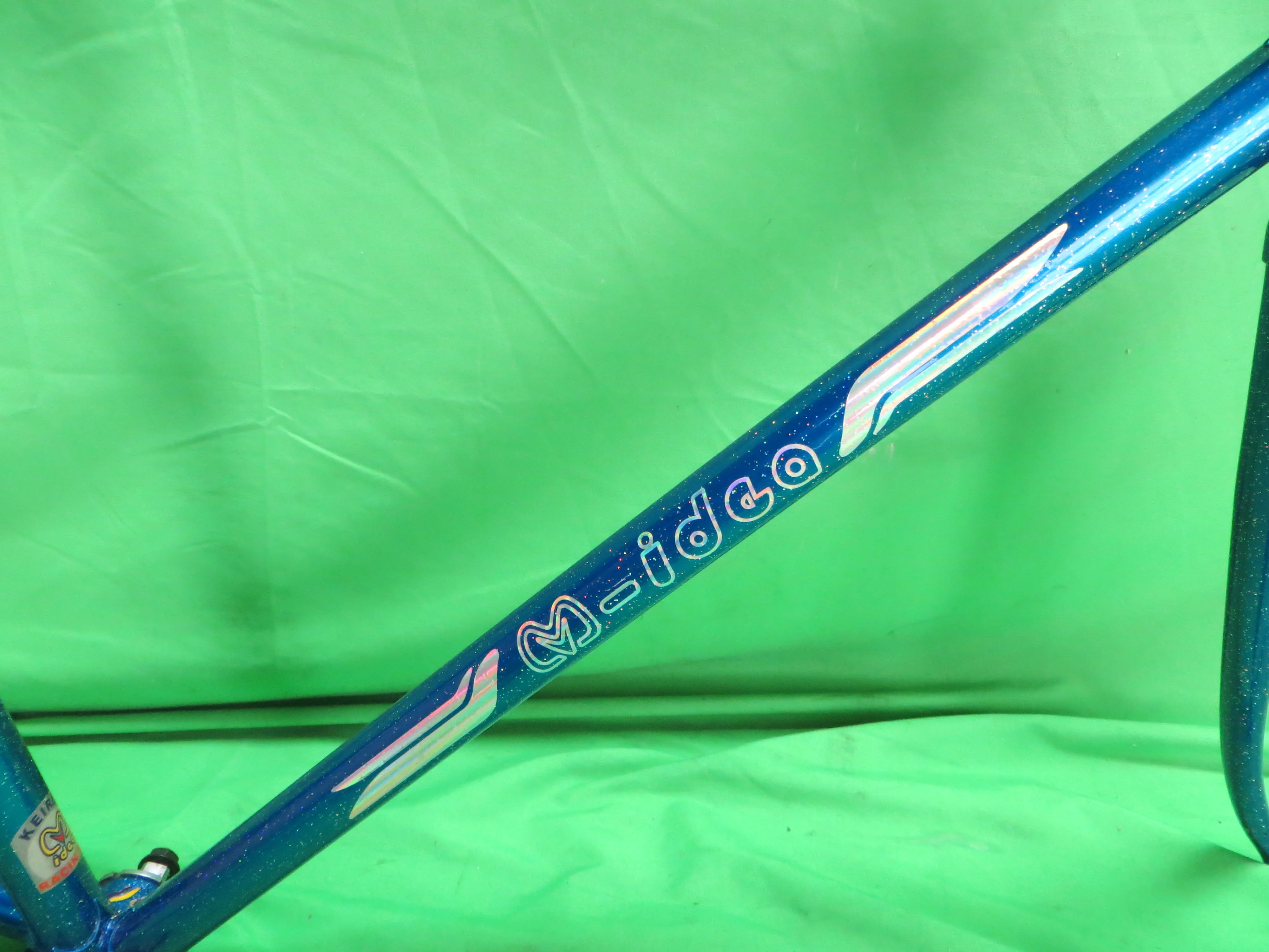 M-idea // Blue with Super Rainbow Flake // 49cm - Image 13