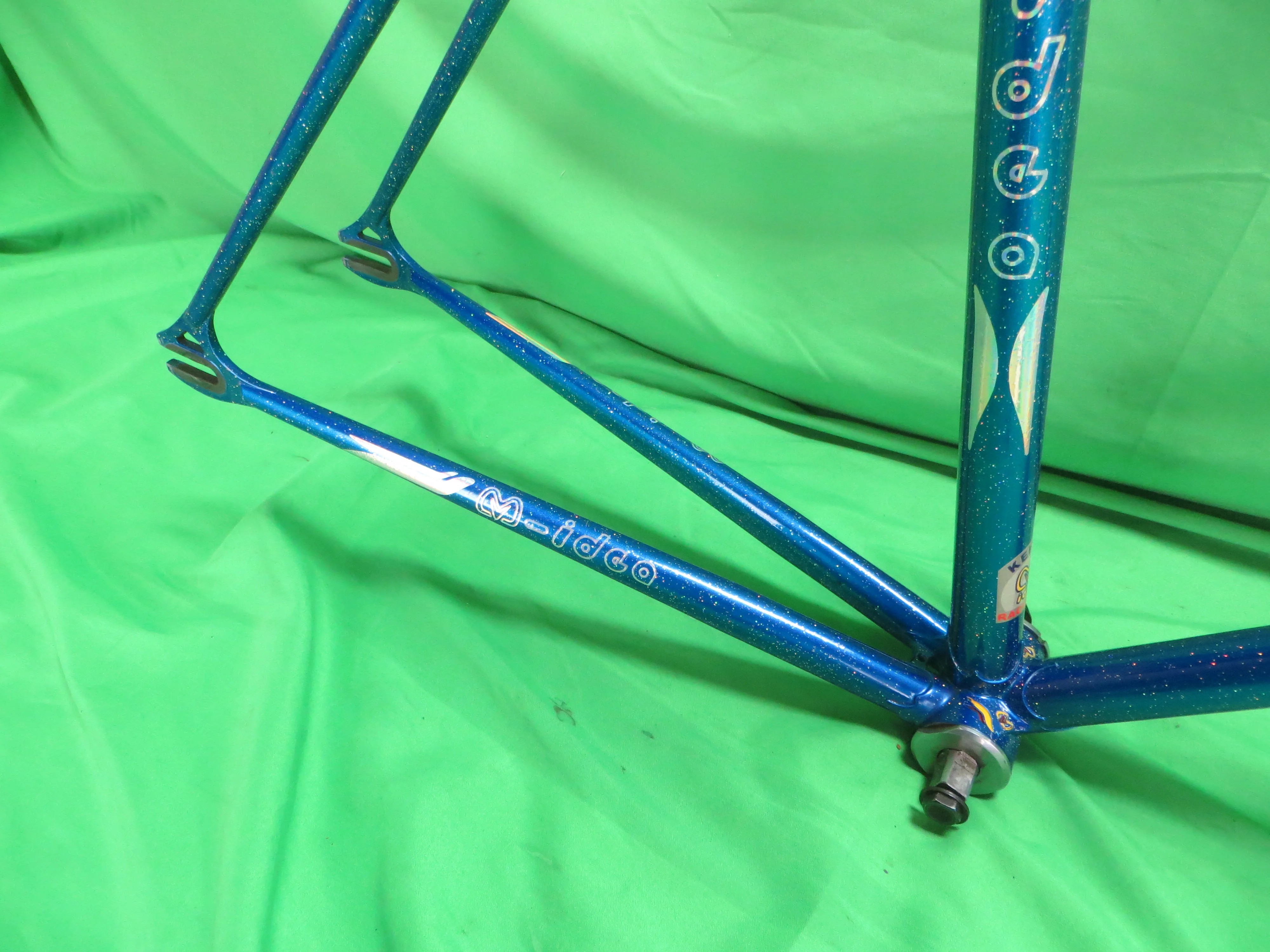 M-idea // Blue with Super Rainbow Flake // 49cm - Image 14