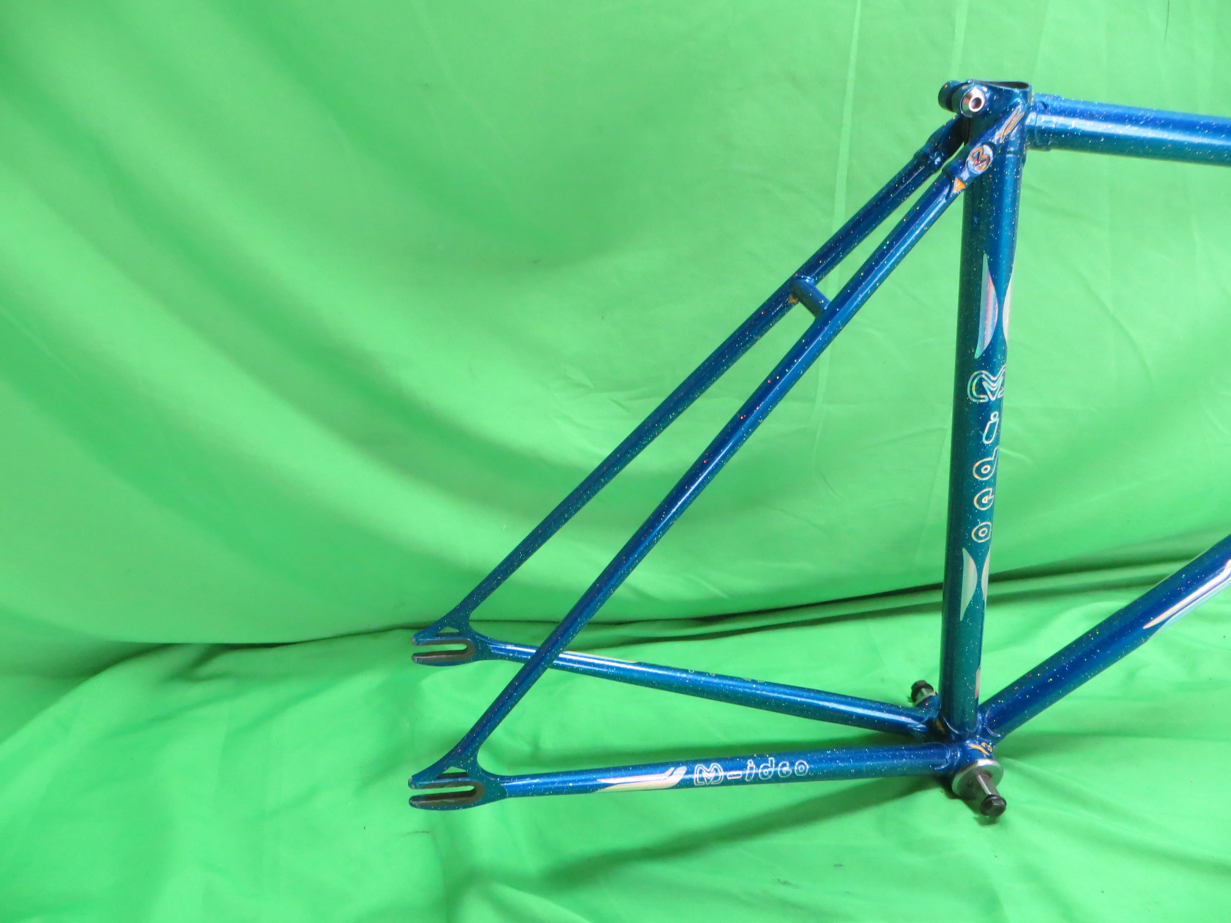 M-idea // Blue with Super Rainbow Flake // 49cm - Image 15