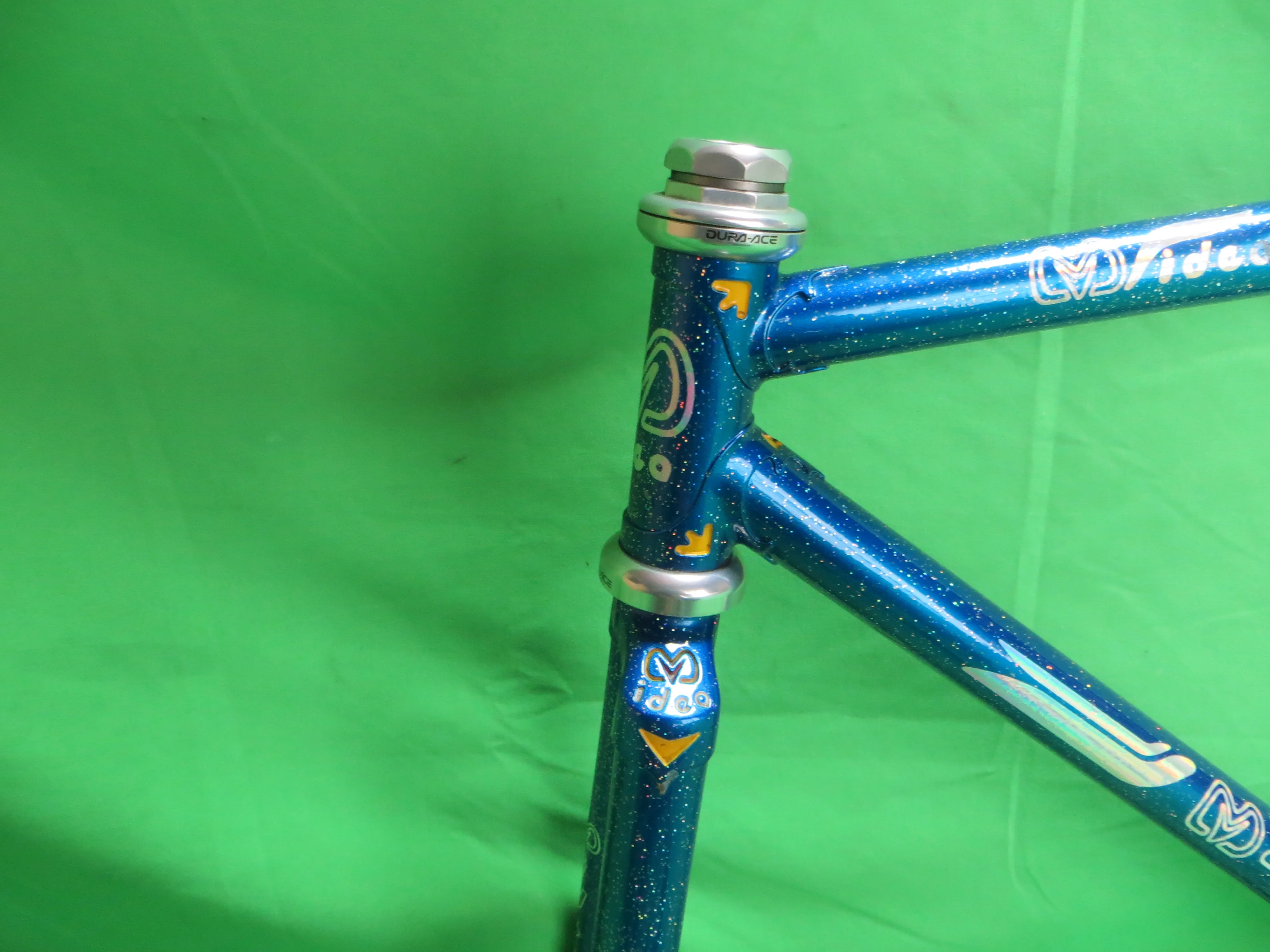 M-idea // Blue with Super Rainbow Flake // 49cm - Image 2