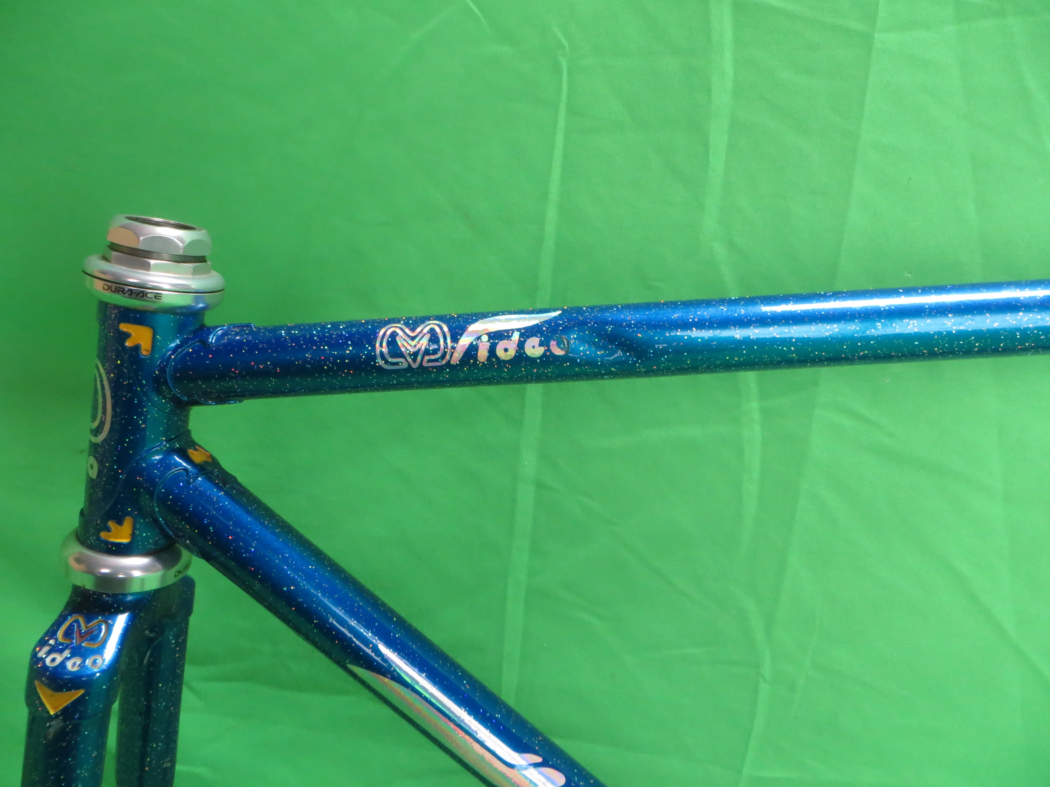 M-idea // Blue with Super Rainbow Flake // 49cm - Image 4