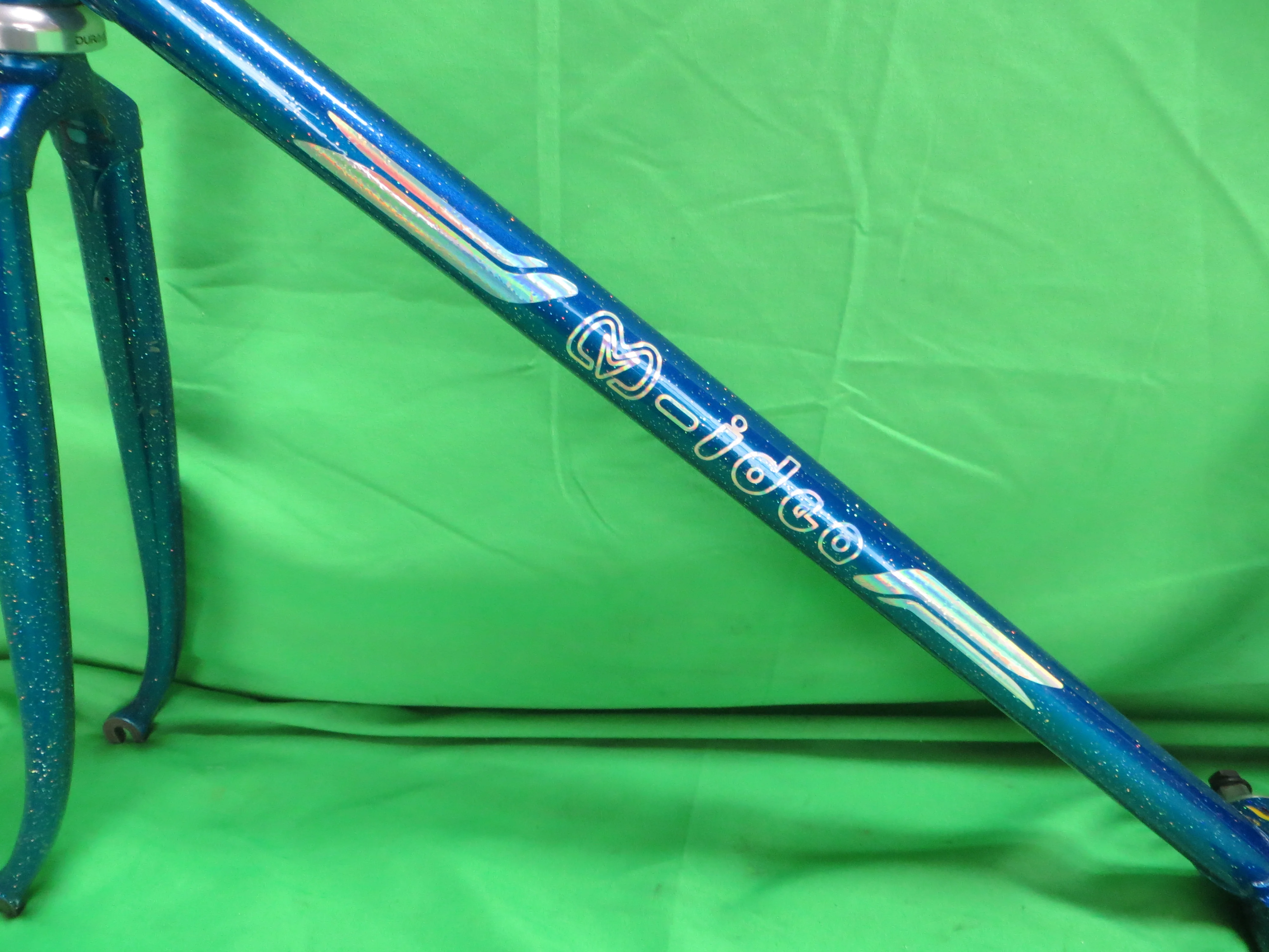 M-idea // Blue with Super Rainbow Flake // 49cm - Image 6