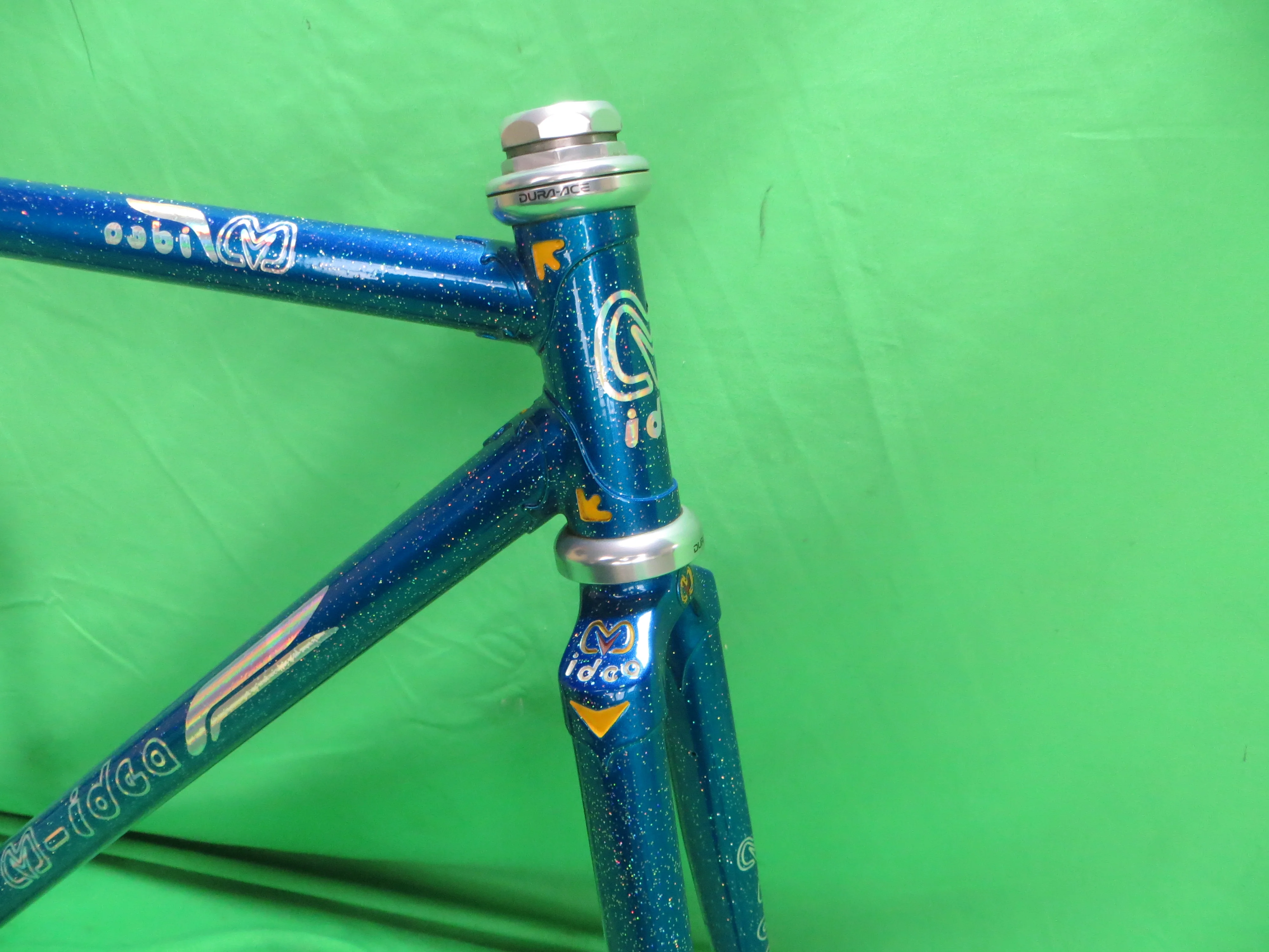 M-idea // Blue with Super Rainbow Flake // 49cm - Image 9