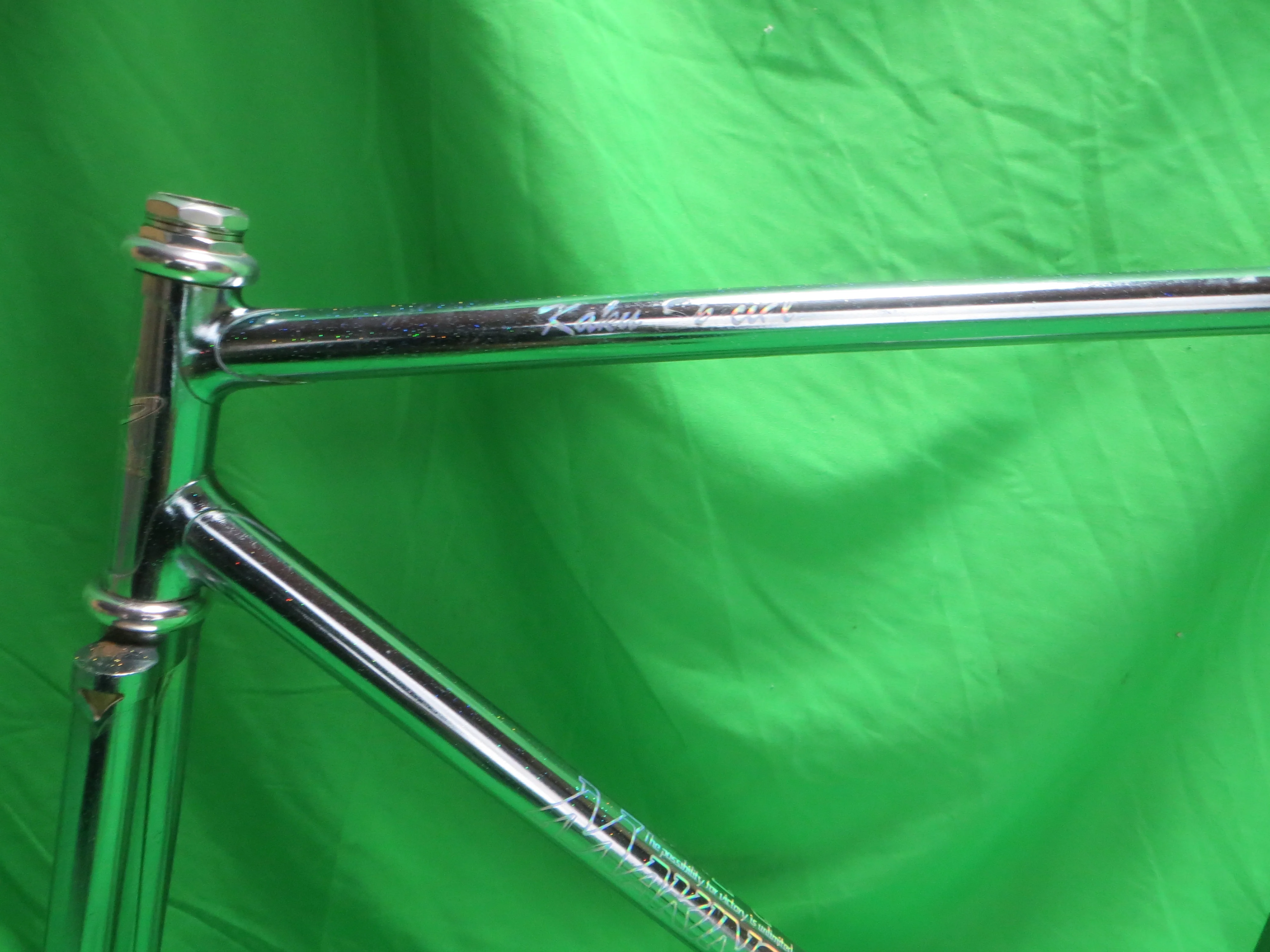 Makino // Candy Sky Blue Metallic with Rainbow Flake // 52.5cm - Image 4
