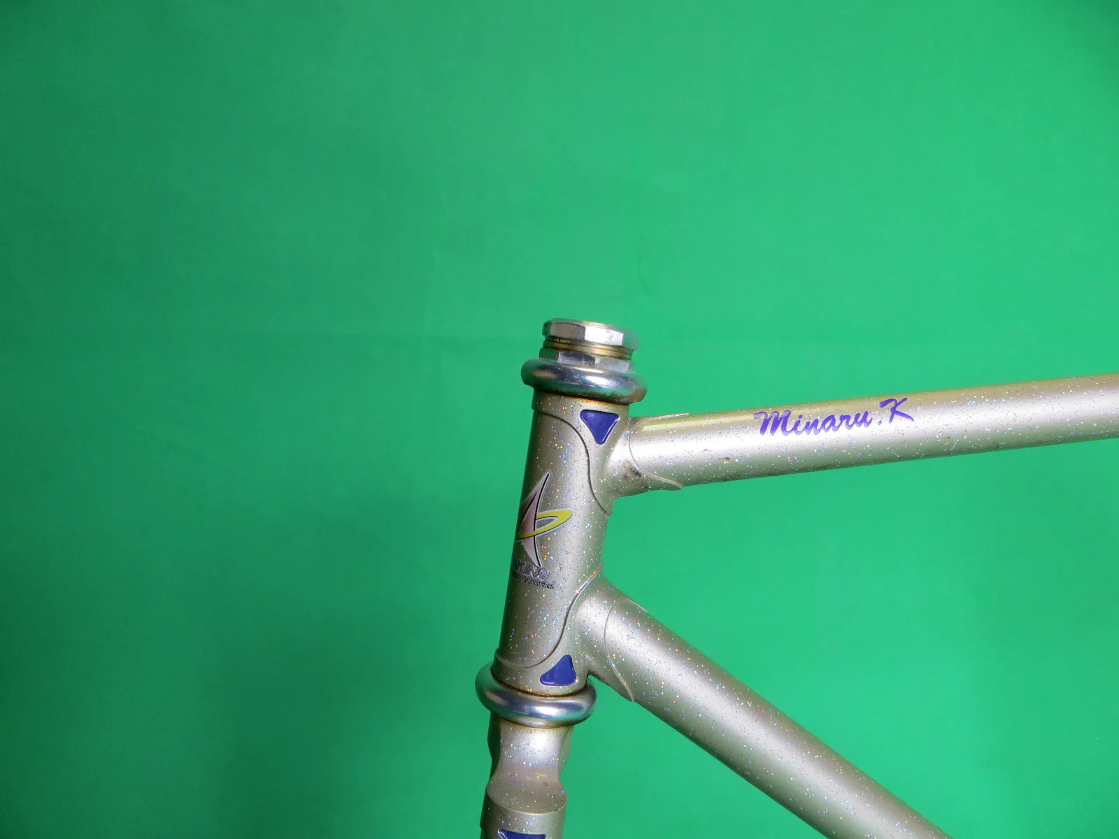 MAKINO // champagne gold and gold flake // 50cm - Image 2