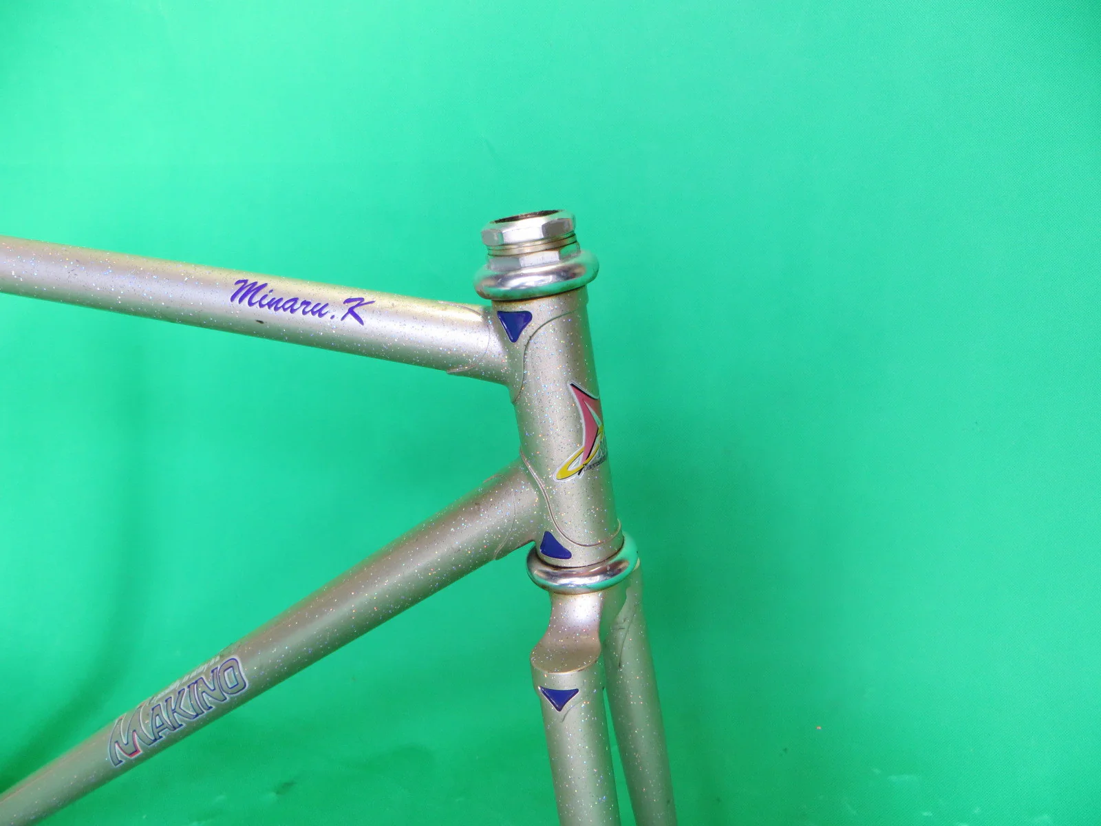 MAKINO // champagne gold and gold flake // 50cm - Image 9