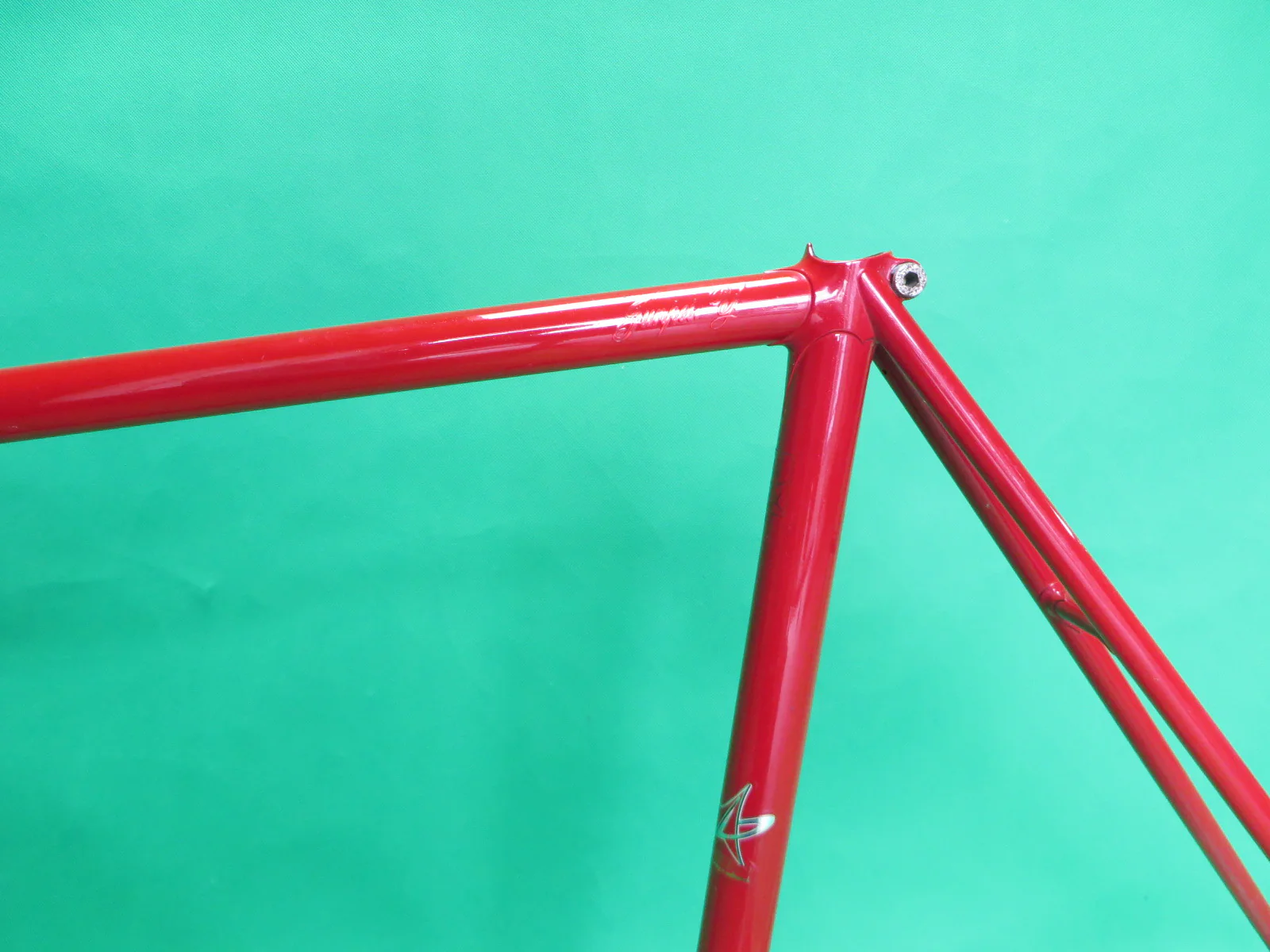 Makino Columbus Max Fork //  Red Metallic with fine red flake  // 52.5cm - Image 5