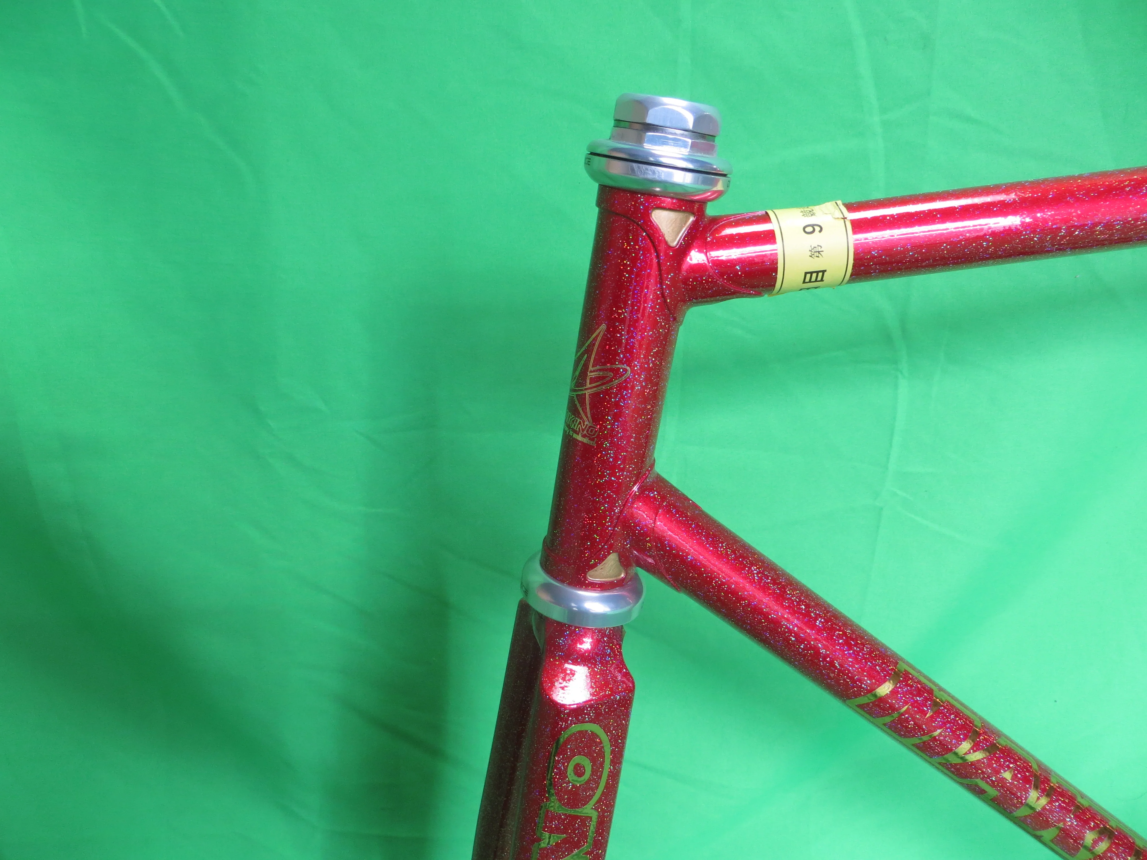 Makino Columbus Max Fork  // Red Metallic with Super Rainbow Flake // 54.5cm - Image 2