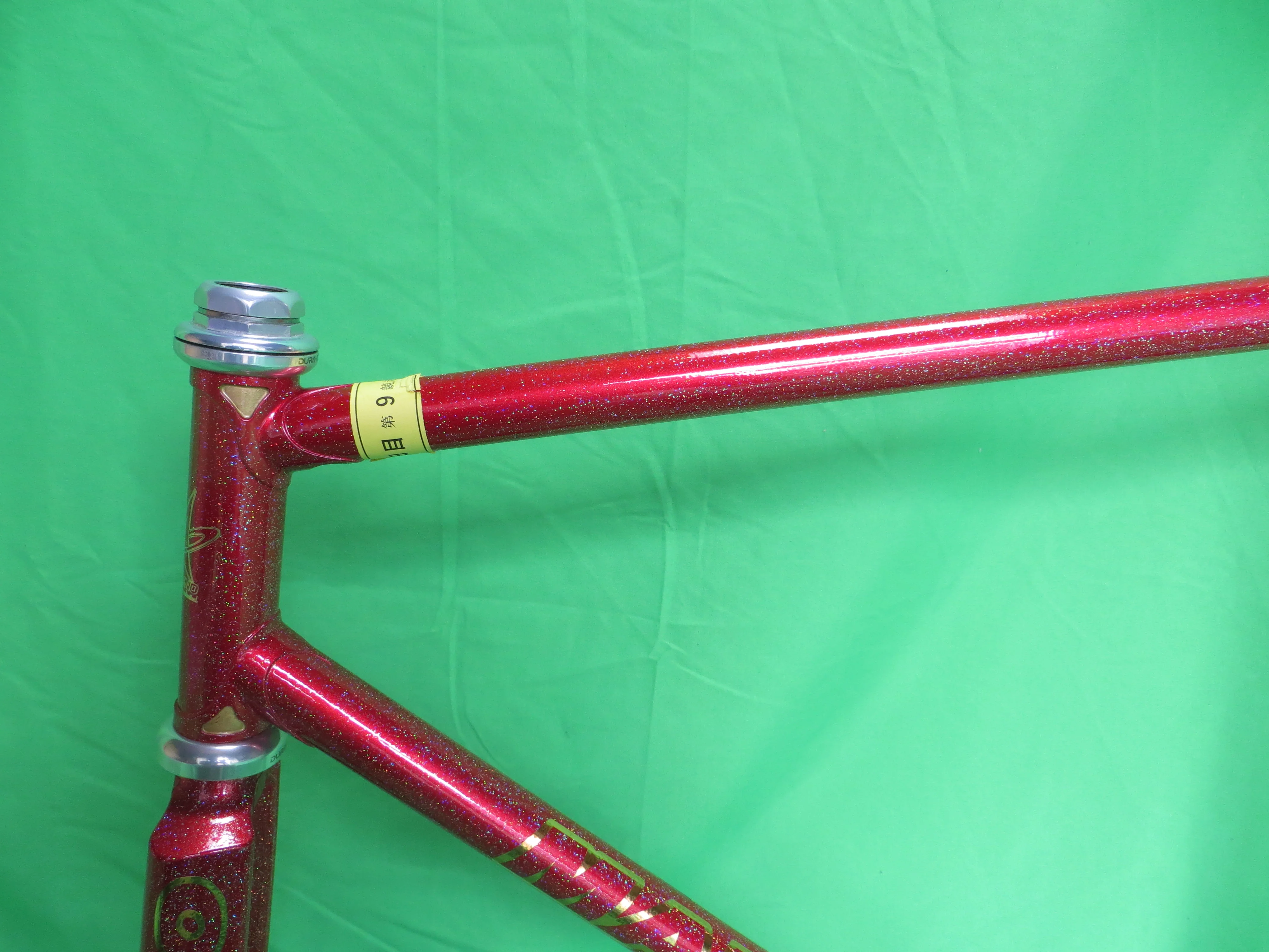 Makino Columbus Max Fork  // Red Metallic with Super Rainbow Flake // 54.5cm - Image 4