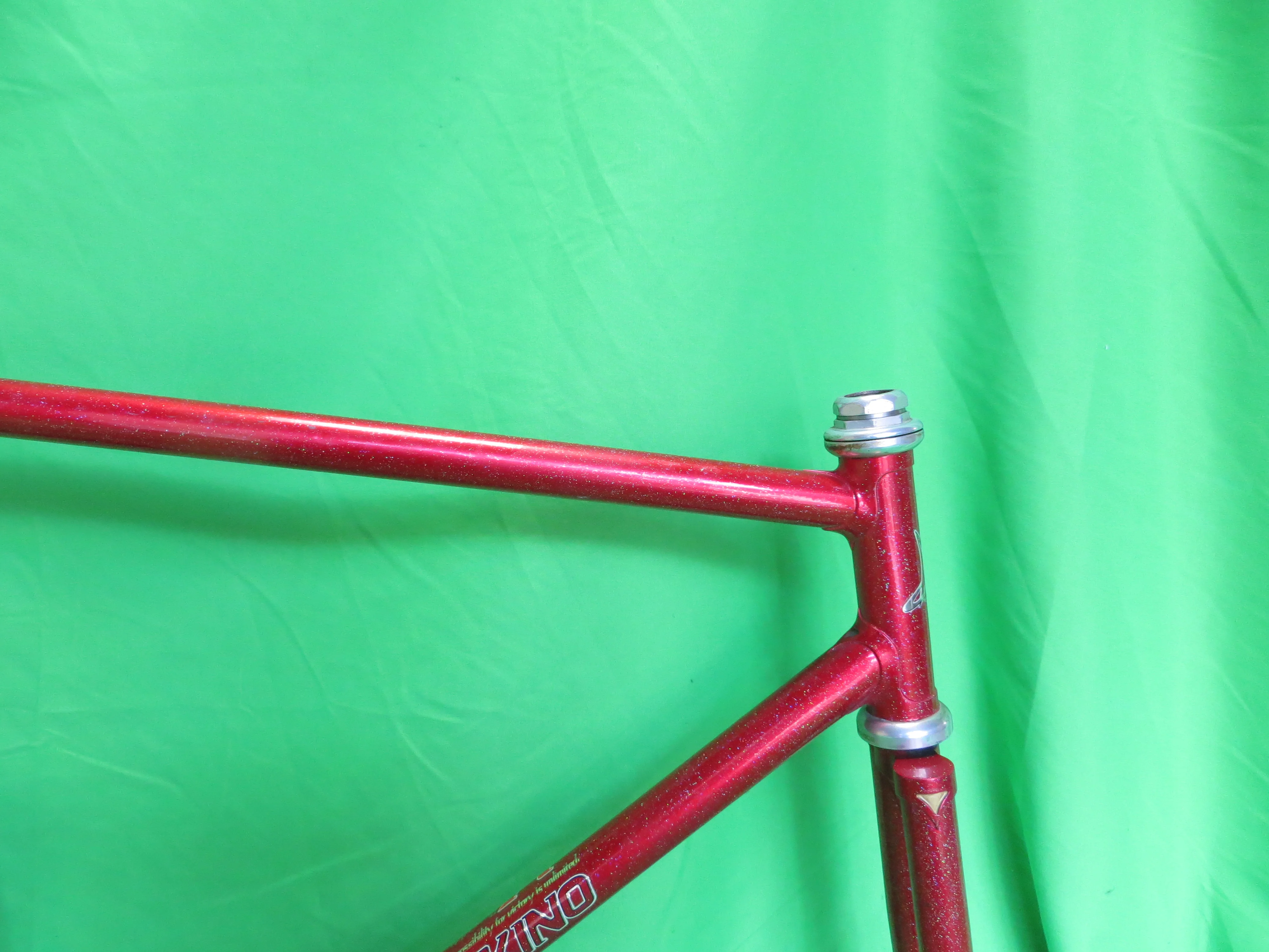 Makino Kaisei 8630R/4130R  // Red Metallic with Rainbow Flake // 53.5cm - Image 11