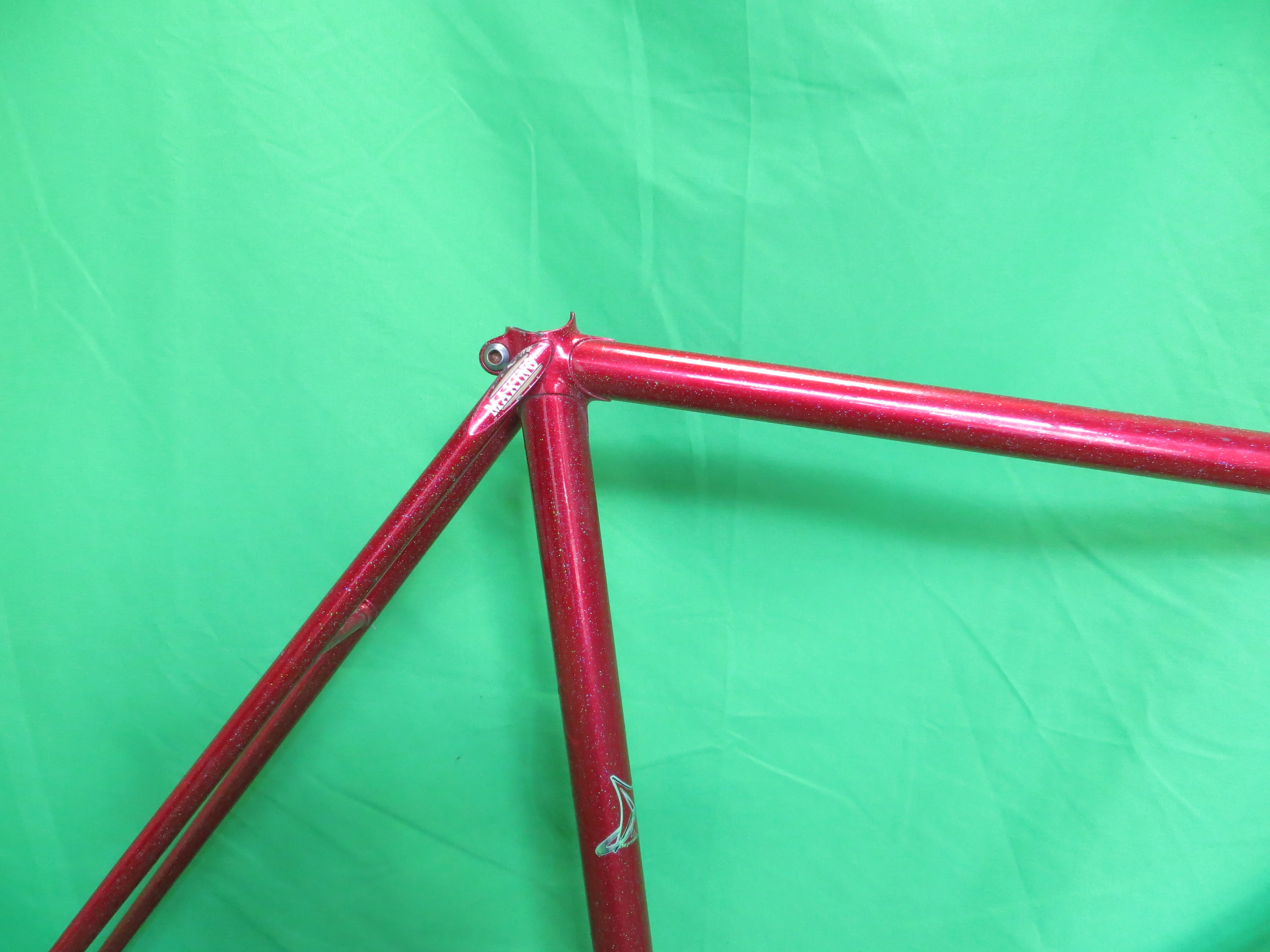 Makino Kaisei 8630R/4130R  // Red Metallic with Rainbow Flake // 53.5cm - Image 12