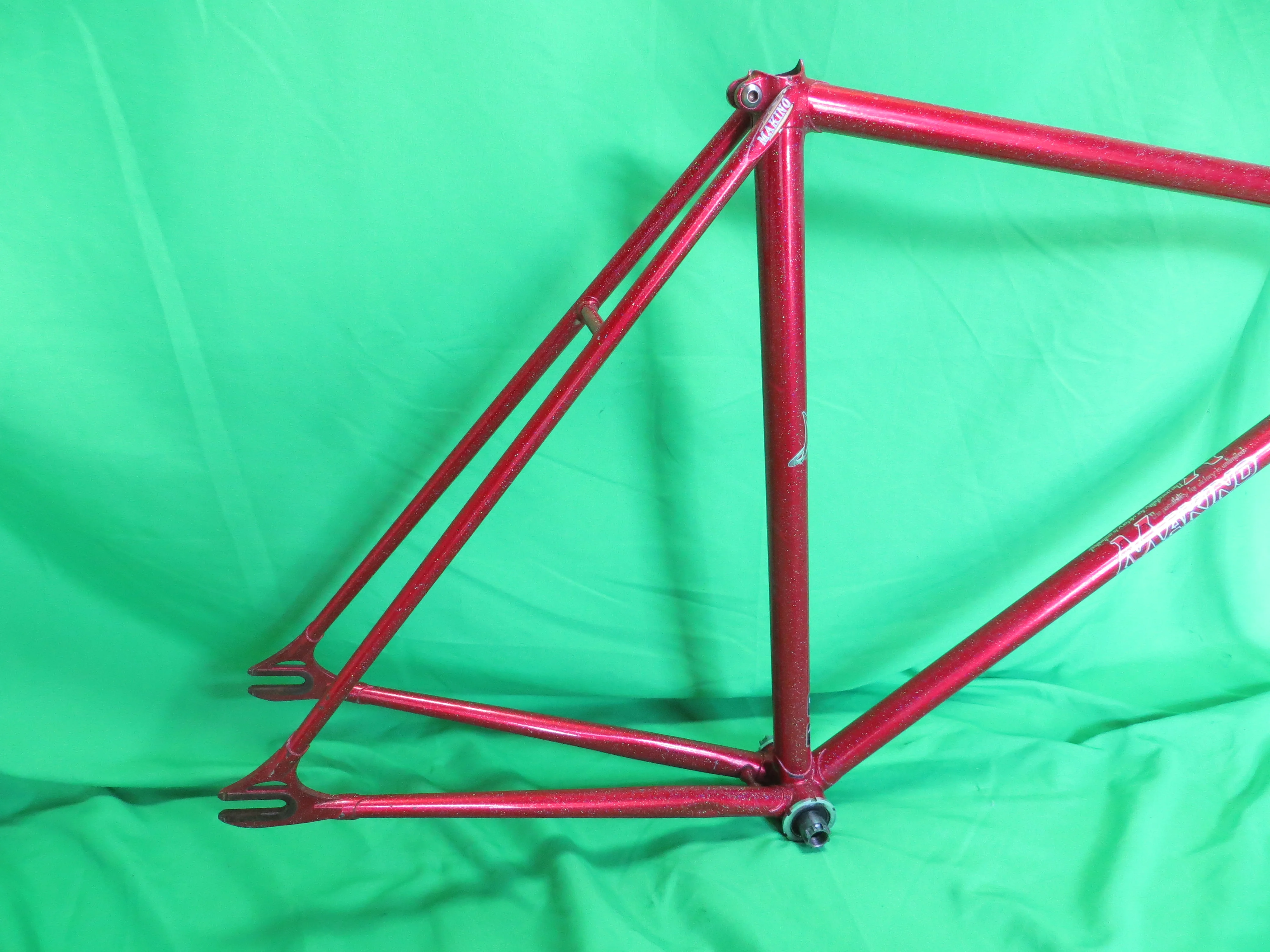Makino Kaisei 8630R/4130R  // Red Metallic with Rainbow Flake // 53.5cm - Image 15