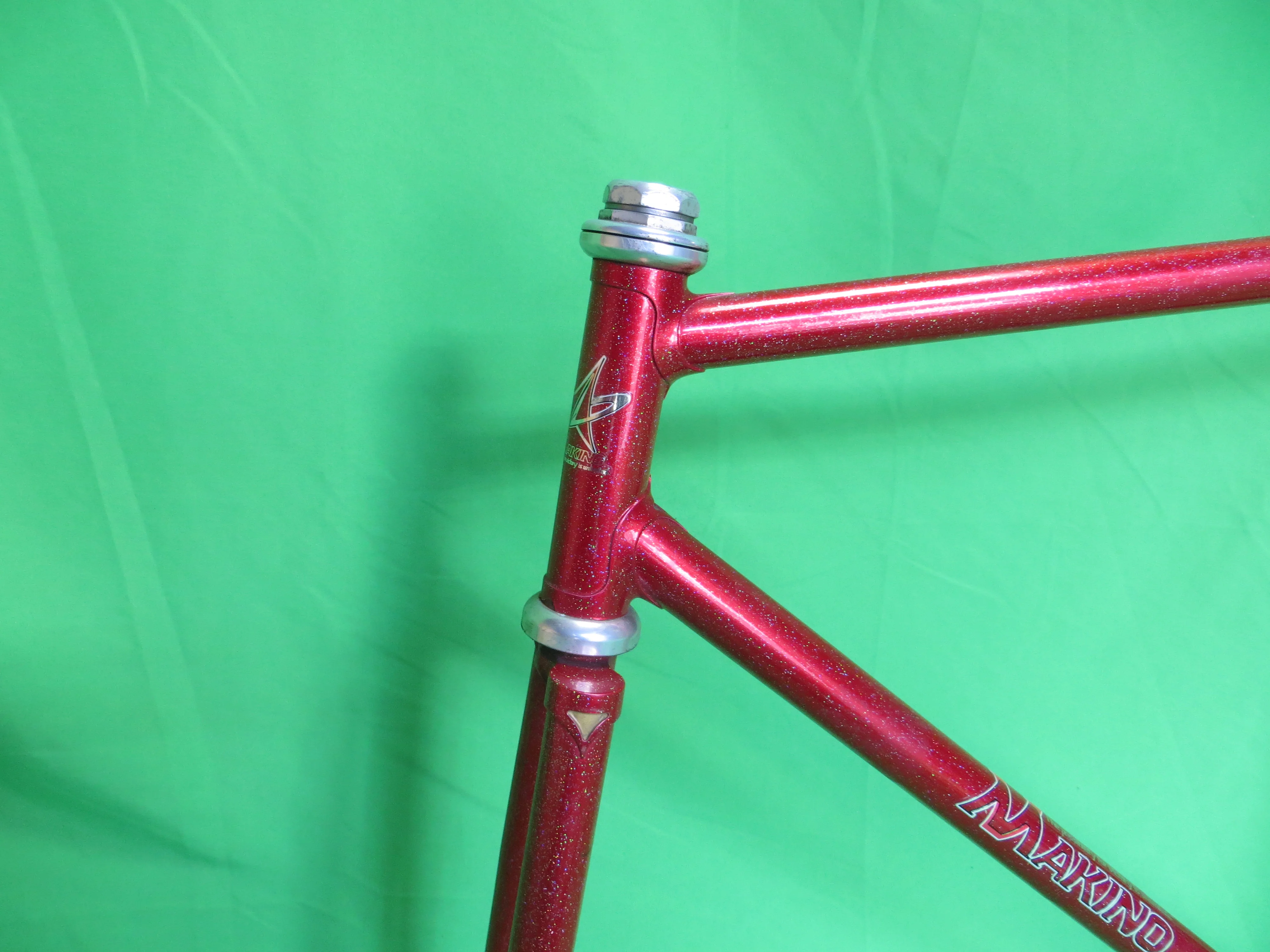 Makino Kaisei 8630R/4130R  // Red Metallic with Rainbow Flake // 53.5cm - Image 2