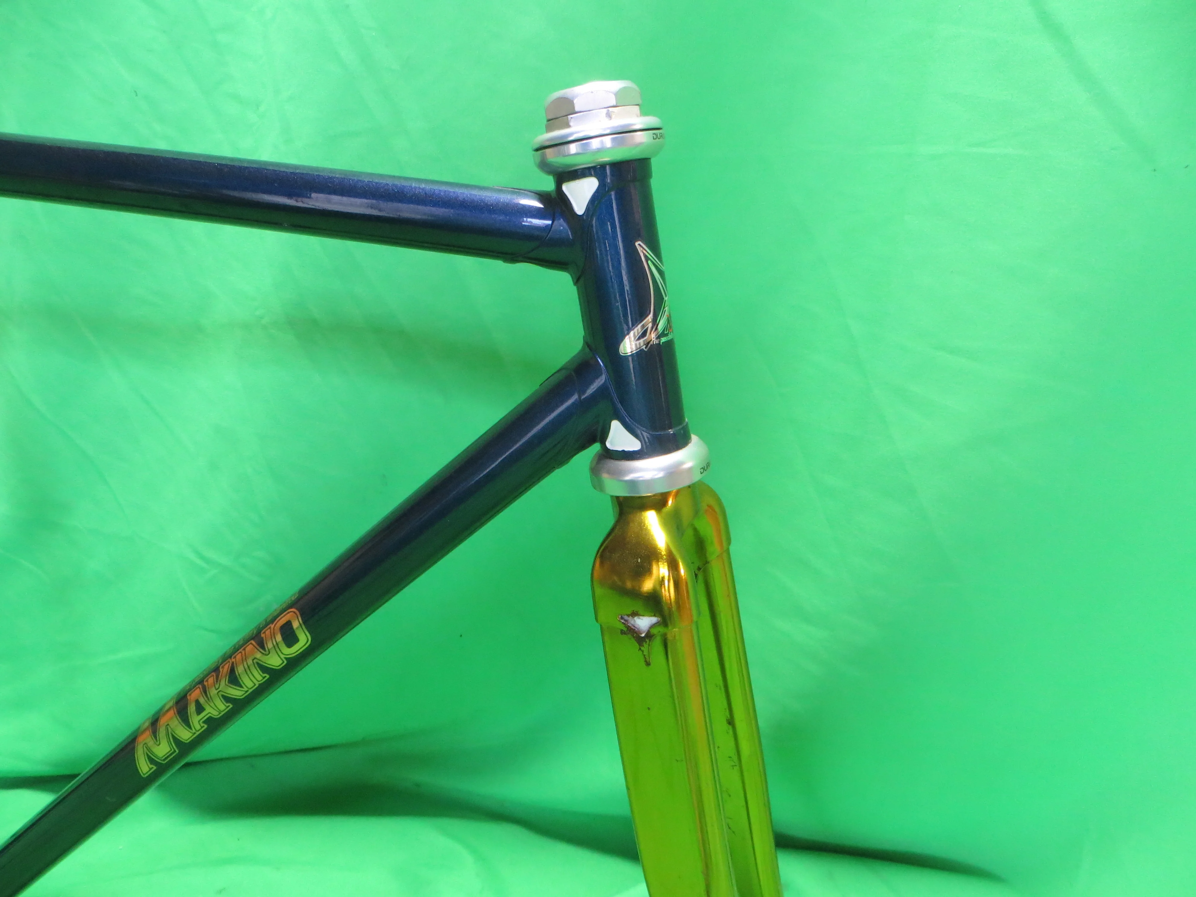Makino Columbus Max Fork // Navy Metallic / Gold Plated Frok // 51cm - Image 9