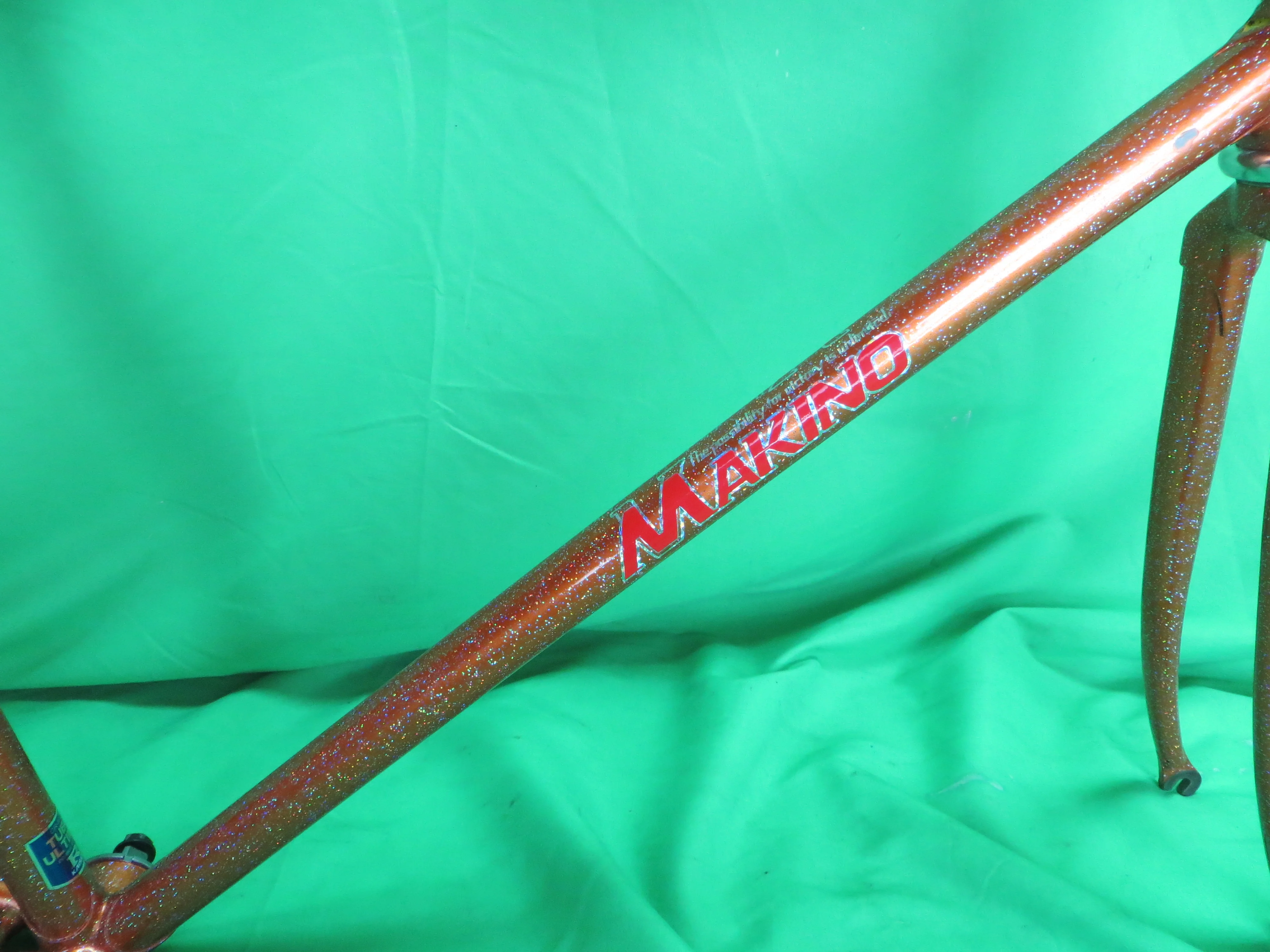 Makino // Orange Gold with Super Rainbow Flake // 53cm - Image 14