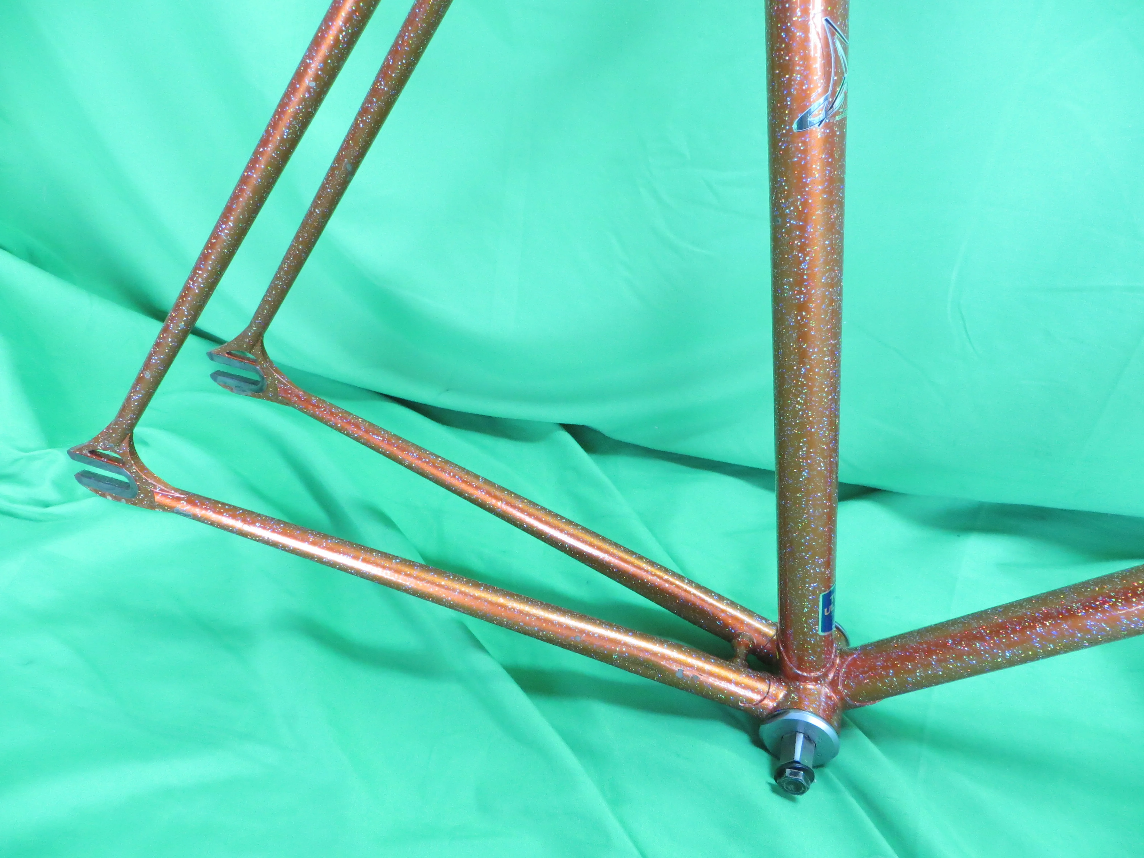 Makino // Orange Gold with Super Rainbow Flake // 53cm - Image 15